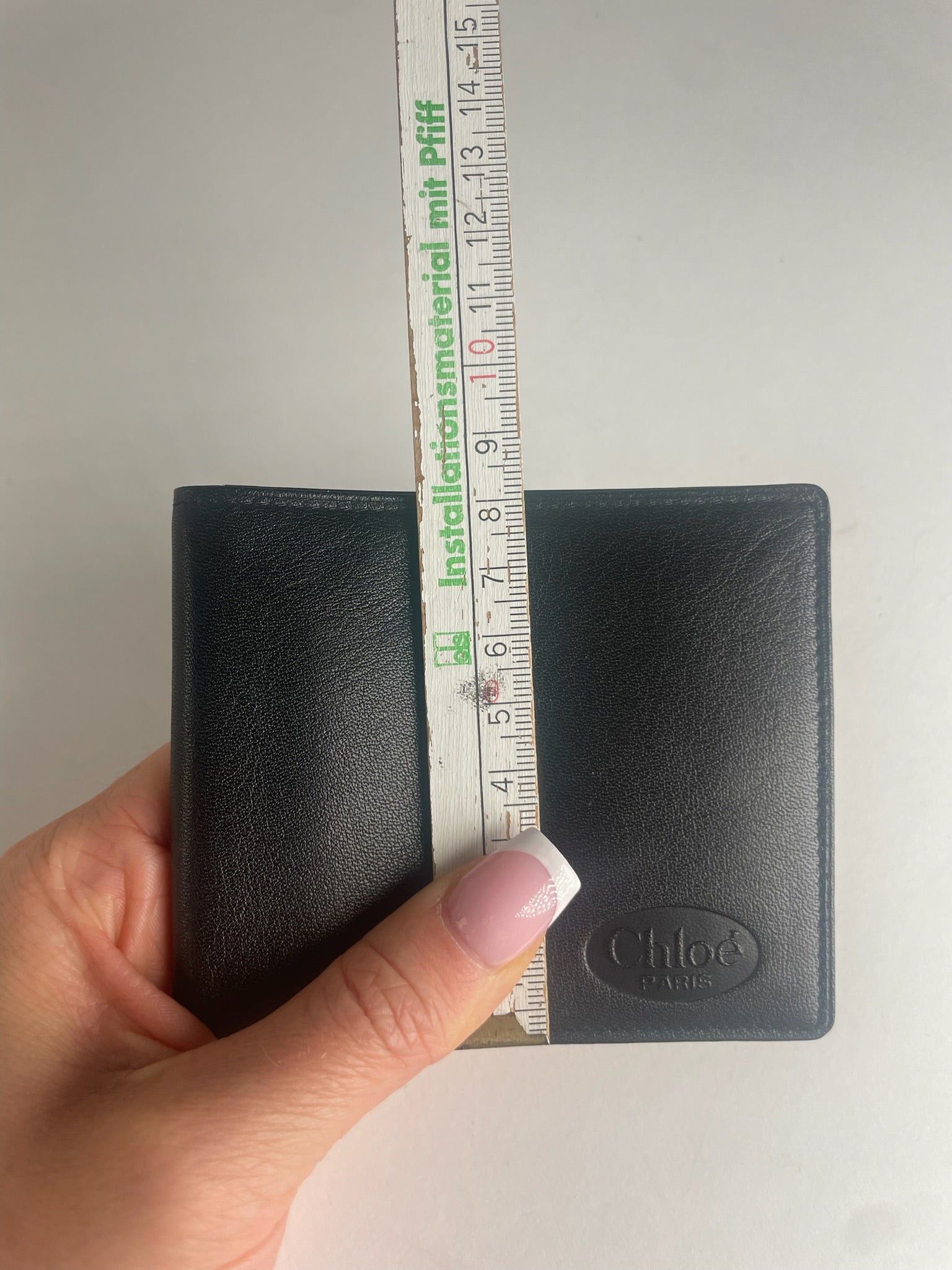 Chloe Vintage Flapable Leather Wallet Black Size ONE SIZE - 5 Thumbnail