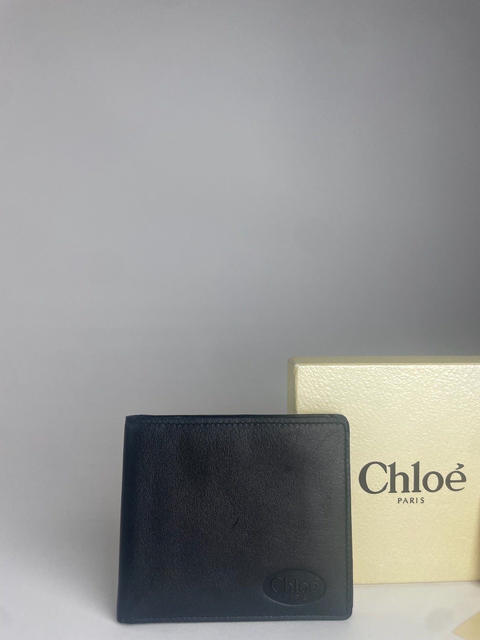 Chloe Vintage Flapable Leather Wallet Black Size ONE SIZE - 11 Thumbnail