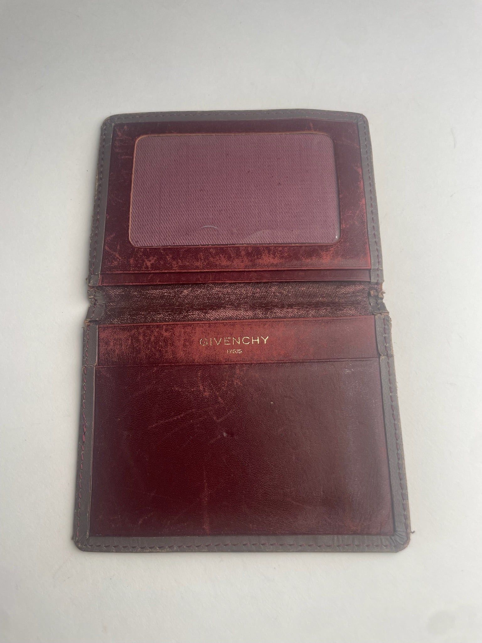 Givenchy Vintage Leather Card Holder Brown Size ONE SIZE - 5 Thumbnail