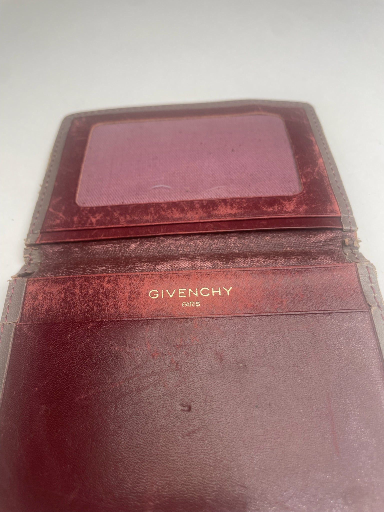 Givenchy Vintage Leather Card Holder Brown Size ONE SIZE - 6 Thumbnail
