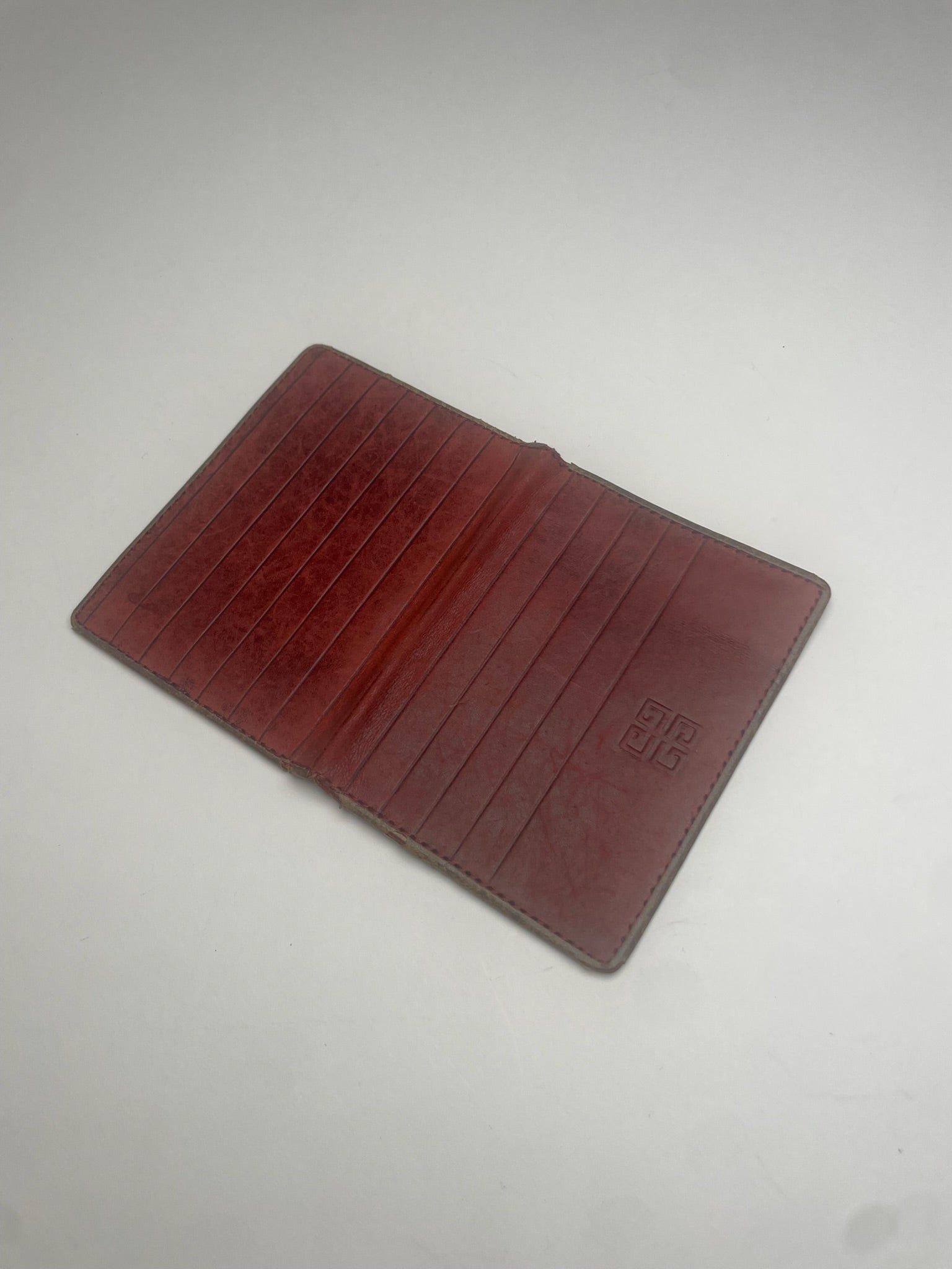 Givenchy Vintage Leather Card Holder Brown Size ONE SIZE - 7 Thumbnail