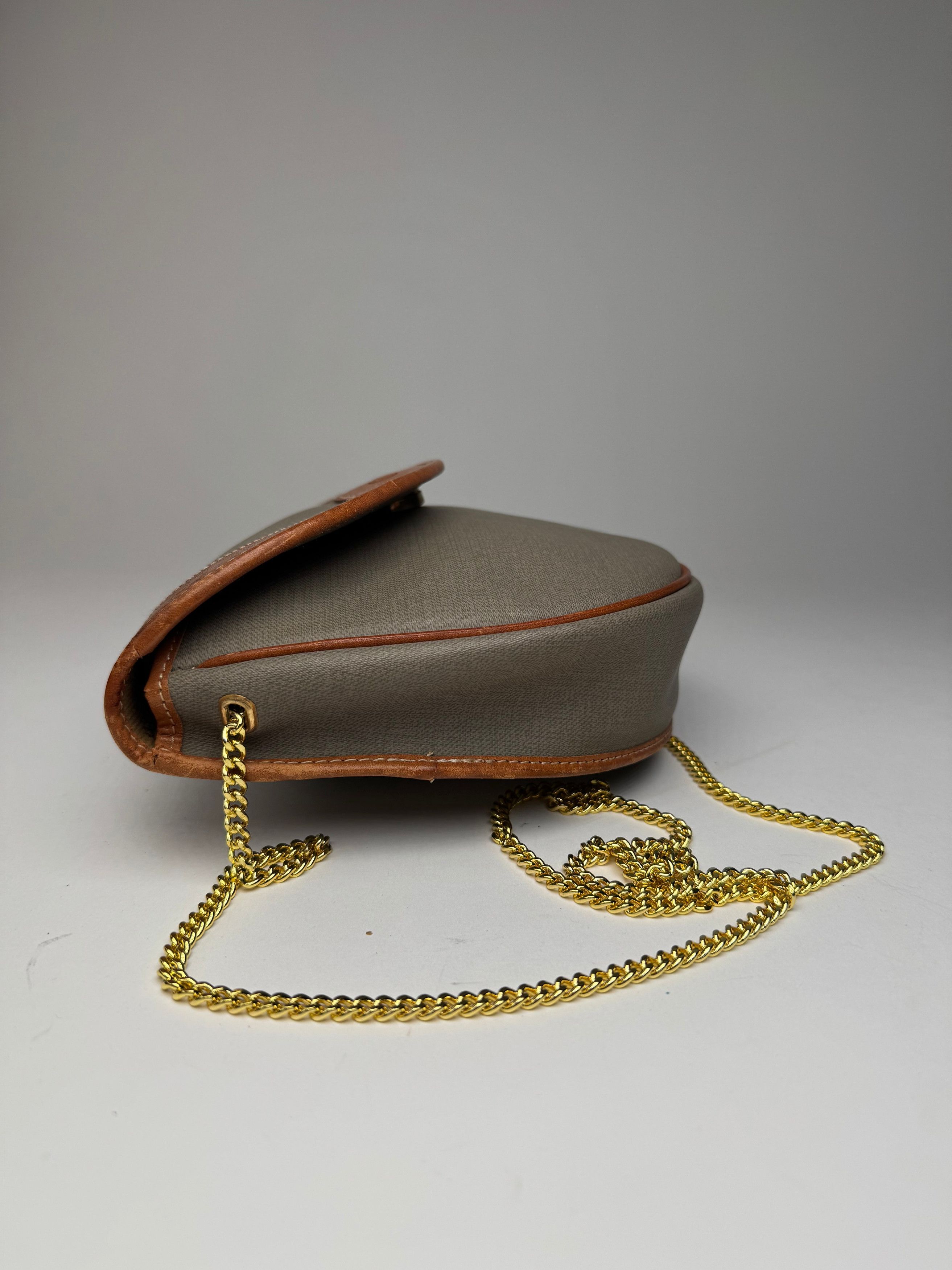 Dior Vintage Leather Bag Grey Brown Size ONE SIZE - 7 Thumbnail
