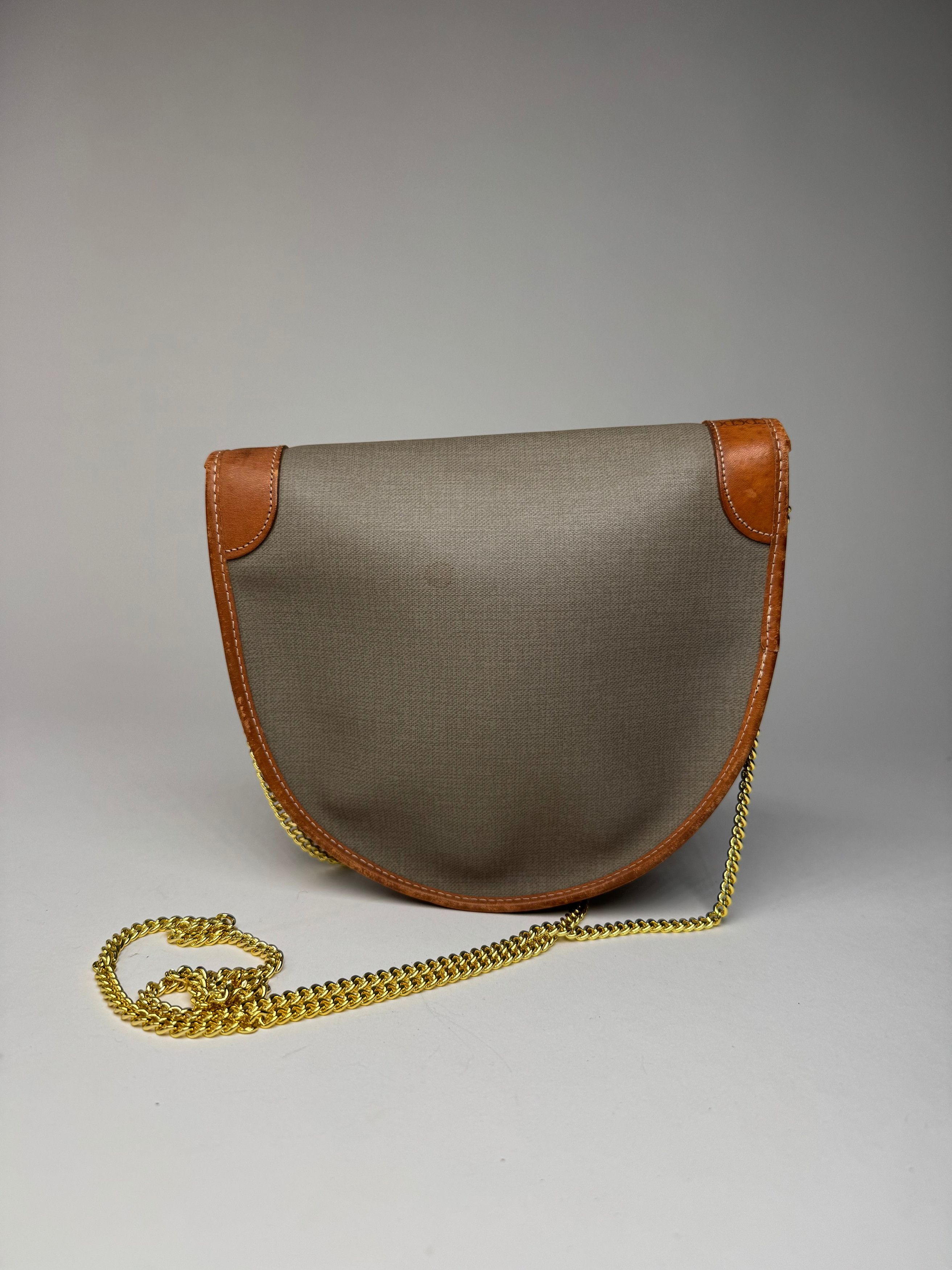 Dior Vintage Leather Bag Grey Brown Size ONE SIZE - 6 Thumbnail