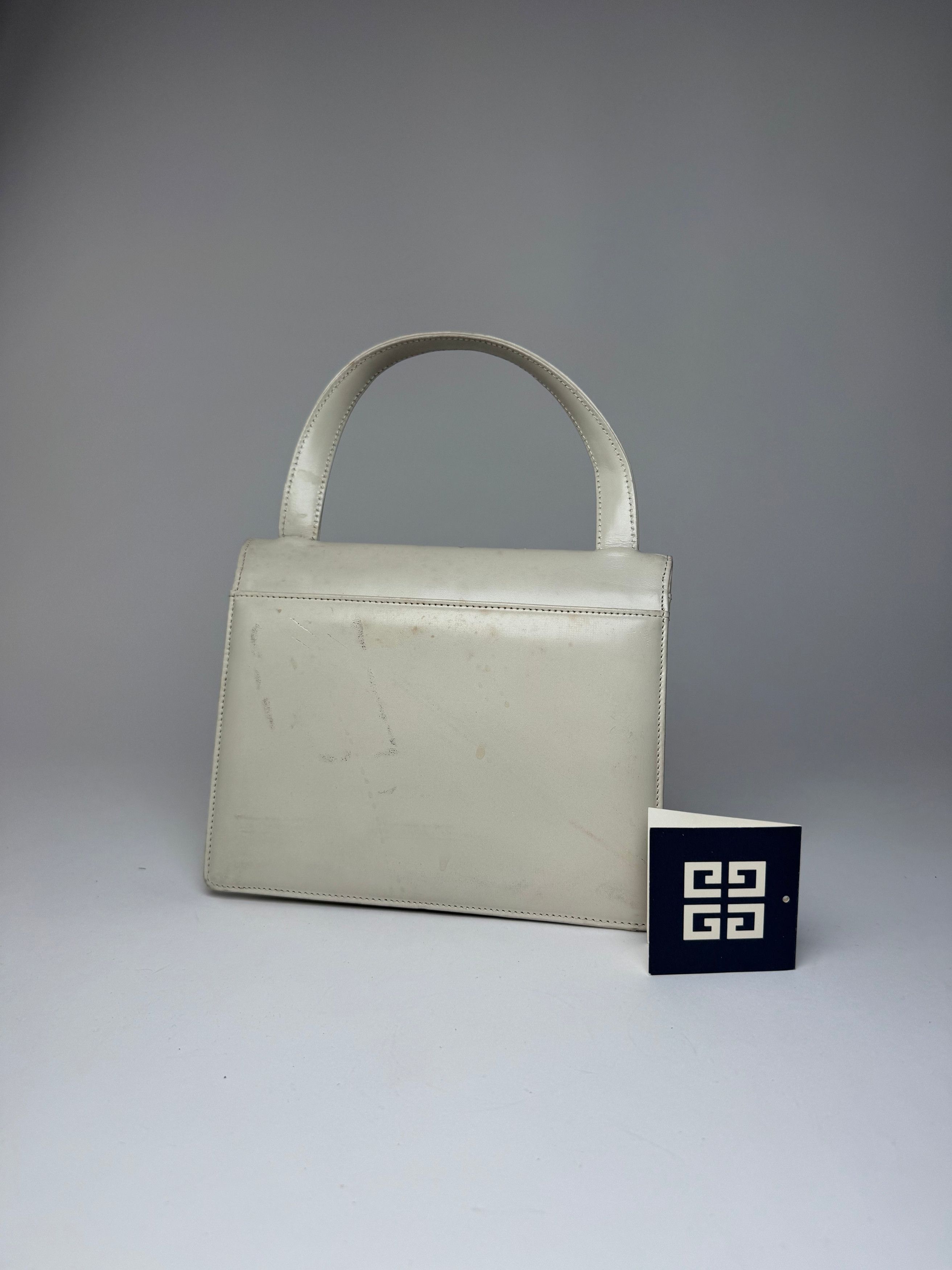 Givenchy Vintage Leather Handbag White Size ONE SIZE - 13 Thumbnail