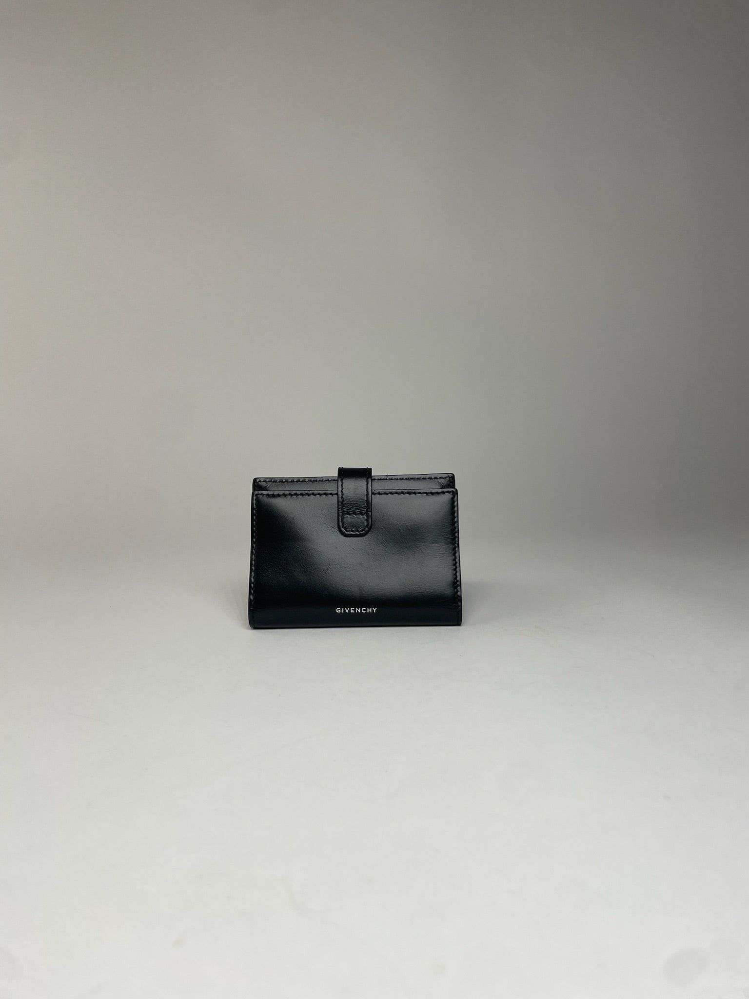Givenchy Vintage Leather Wallet Black Size ONE SIZE - 9 Thumbnail