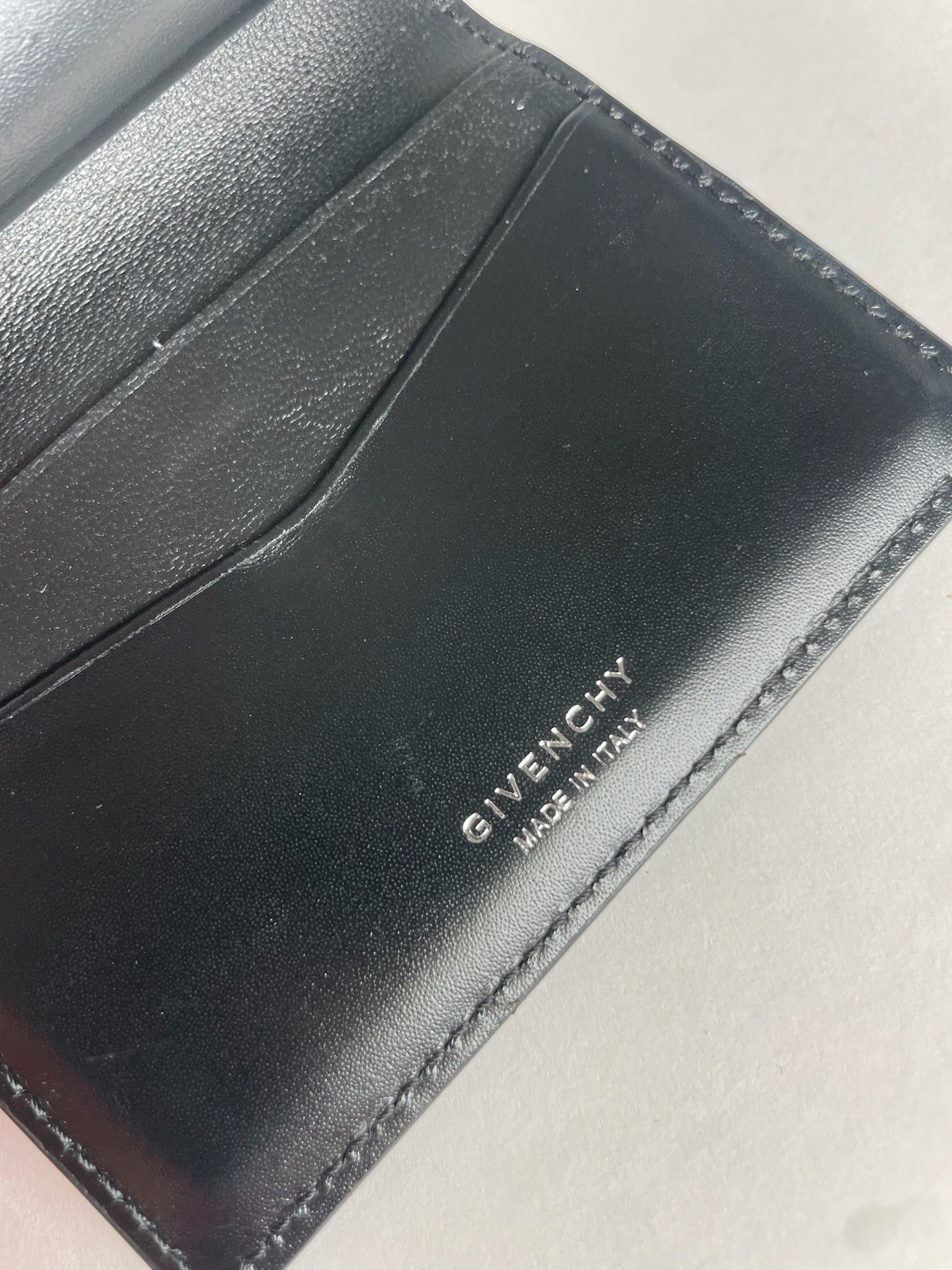 Givenchy Vintage Leather Wallet Black Size ONE SIZE - 6 Thumbnail