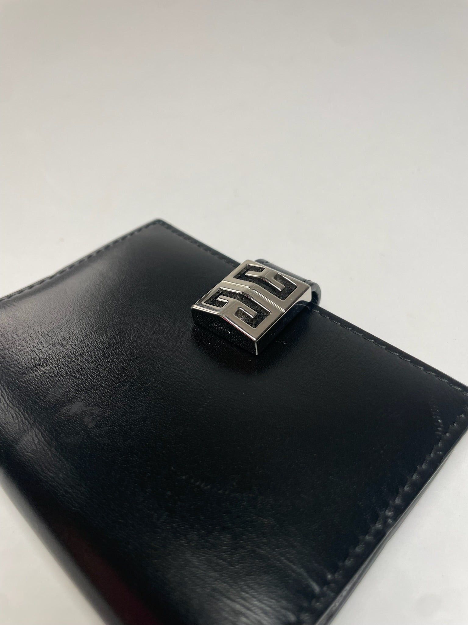 Givenchy Vintage Leather Wallet Black Size ONE SIZE - 8 Thumbnail