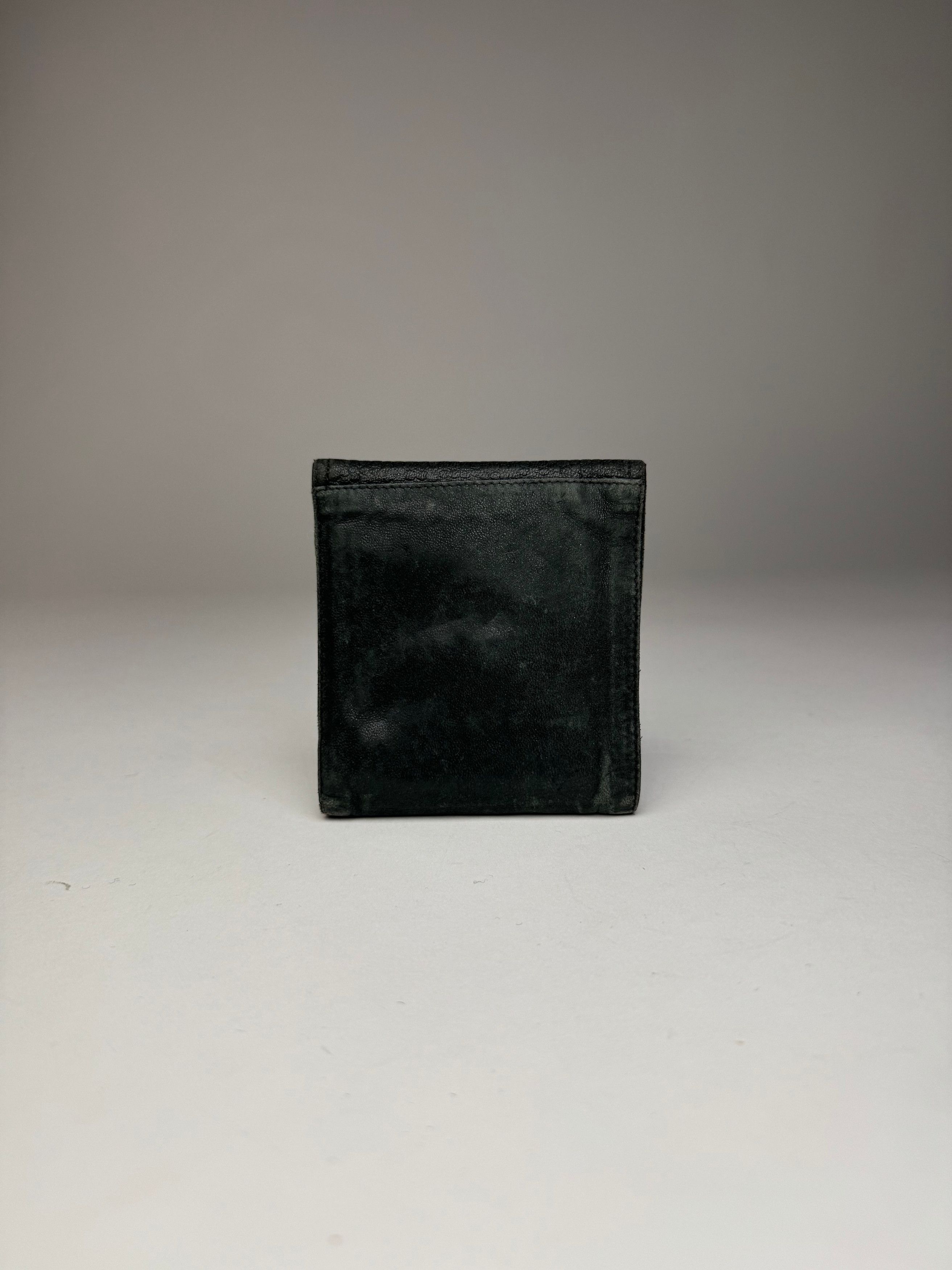 Dior Vintage Snake Emblossed Leather Wallet Black Size ONE SIZE - 12 Thumbnail