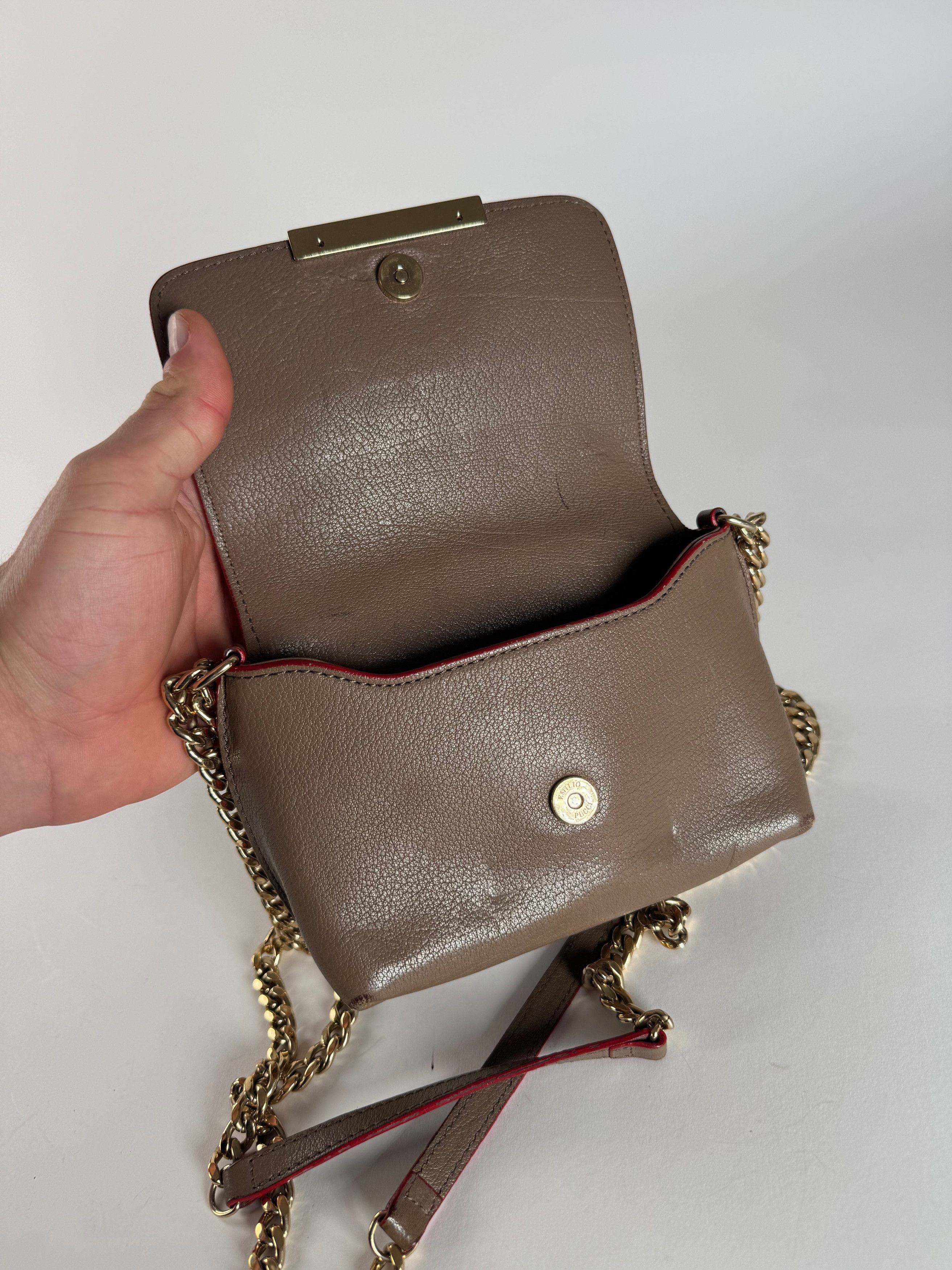 Emilio Pucci Vintage 2Way Leather Bag Brown Size ONE SIZE - 3 Thumbnail