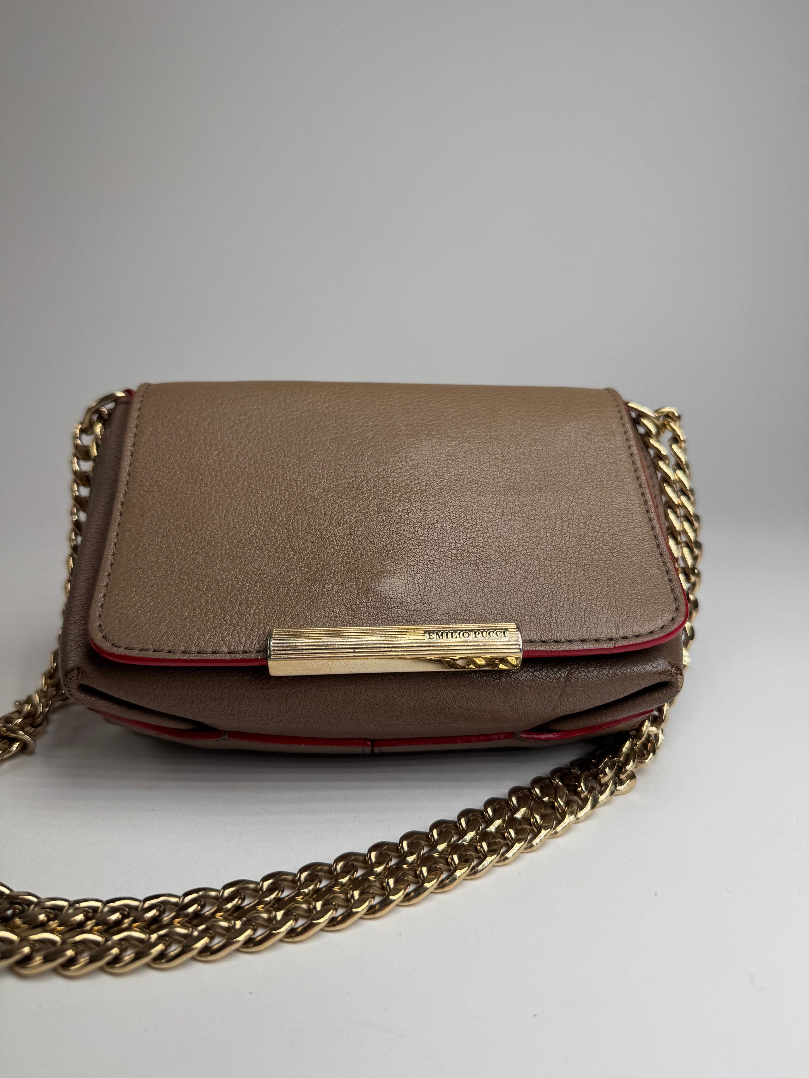 Emilio Pucci Vintage 2Way Leather Bag Brown Size ONE SIZE - 14 Thumbnail