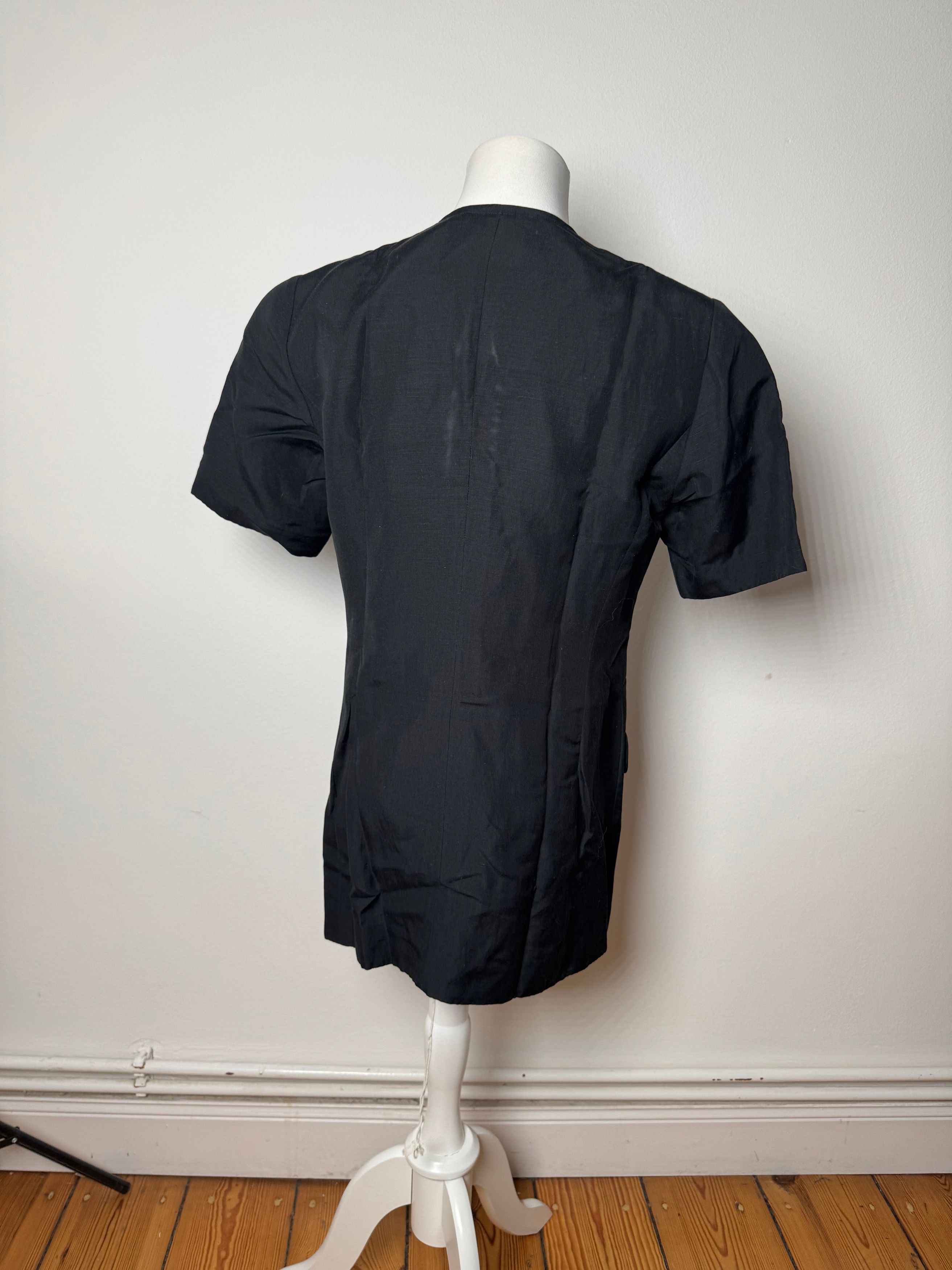 Balenciaga Vintage Linen Top Black 38/M Size M / US 6-8 / IT 42-44 - 3 Thumbnail