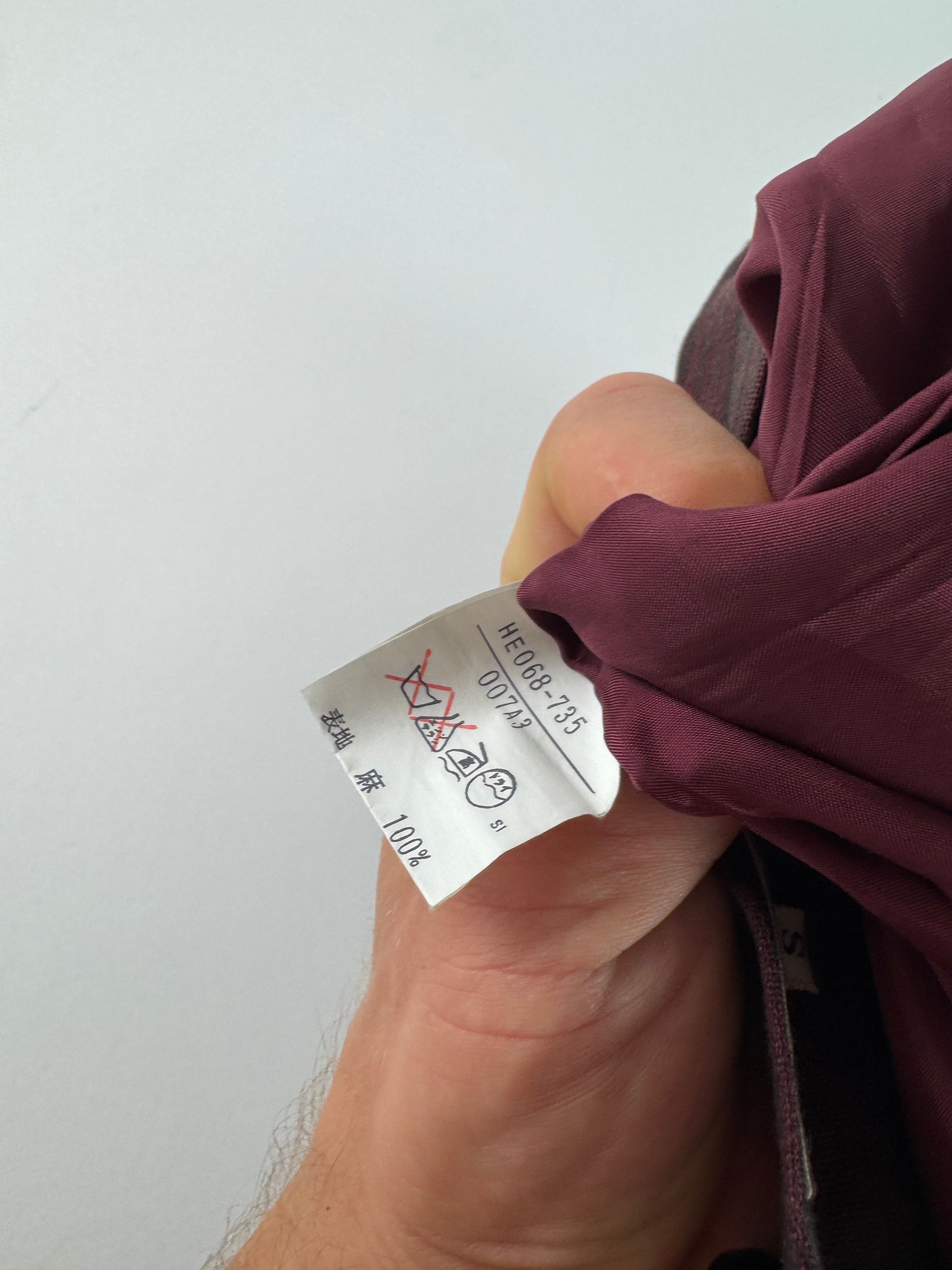 Other Vintage Yves Saint Laurent Canvas Checked Skirt burgundy Gre Size 27" / US 4 / IT 40 - 12 Thumbnail