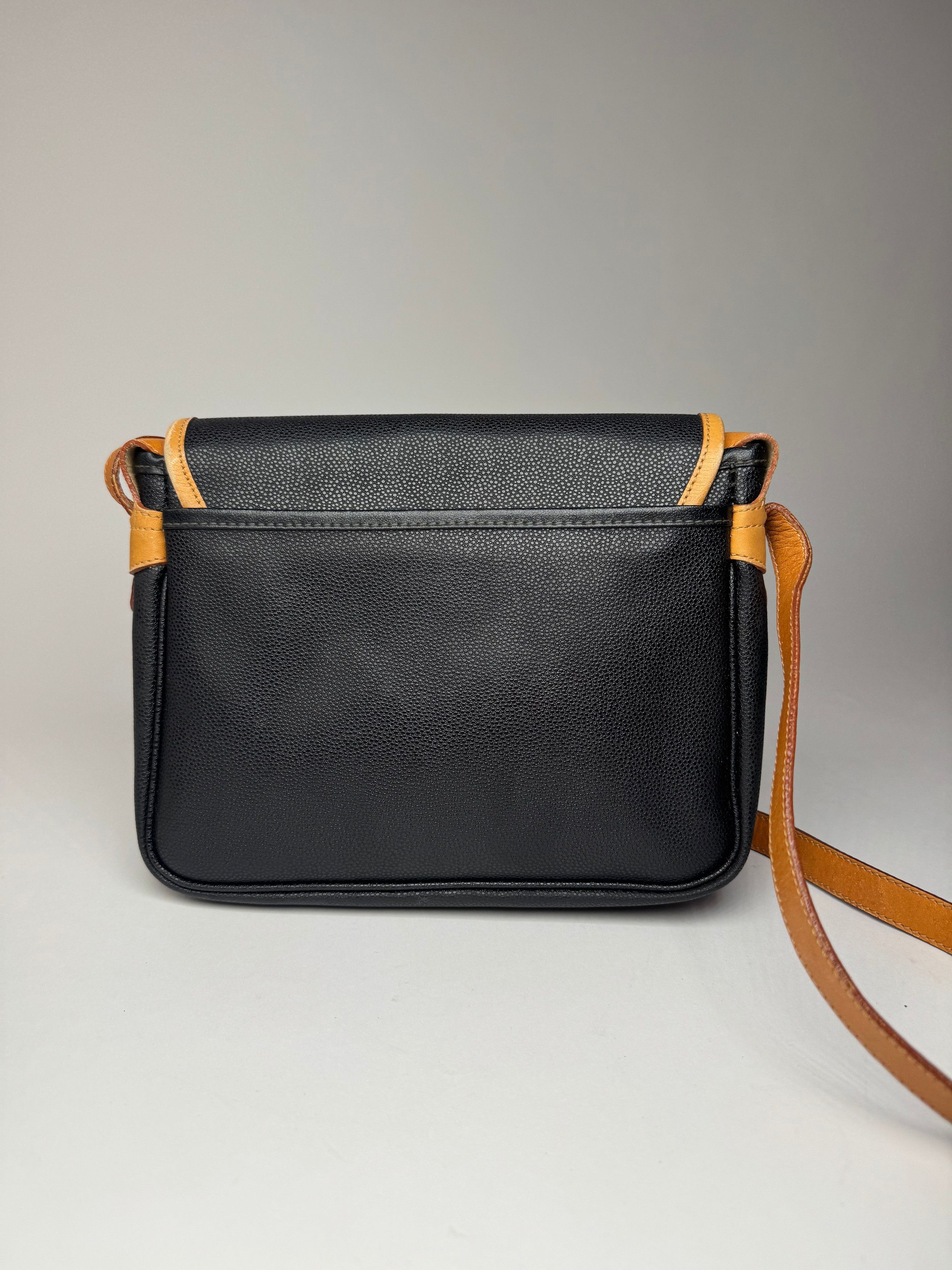 Courreges Vintage Leather Shoulder Crossbody bag Black Brown Size ONE SIZE - 15 Thumbnail