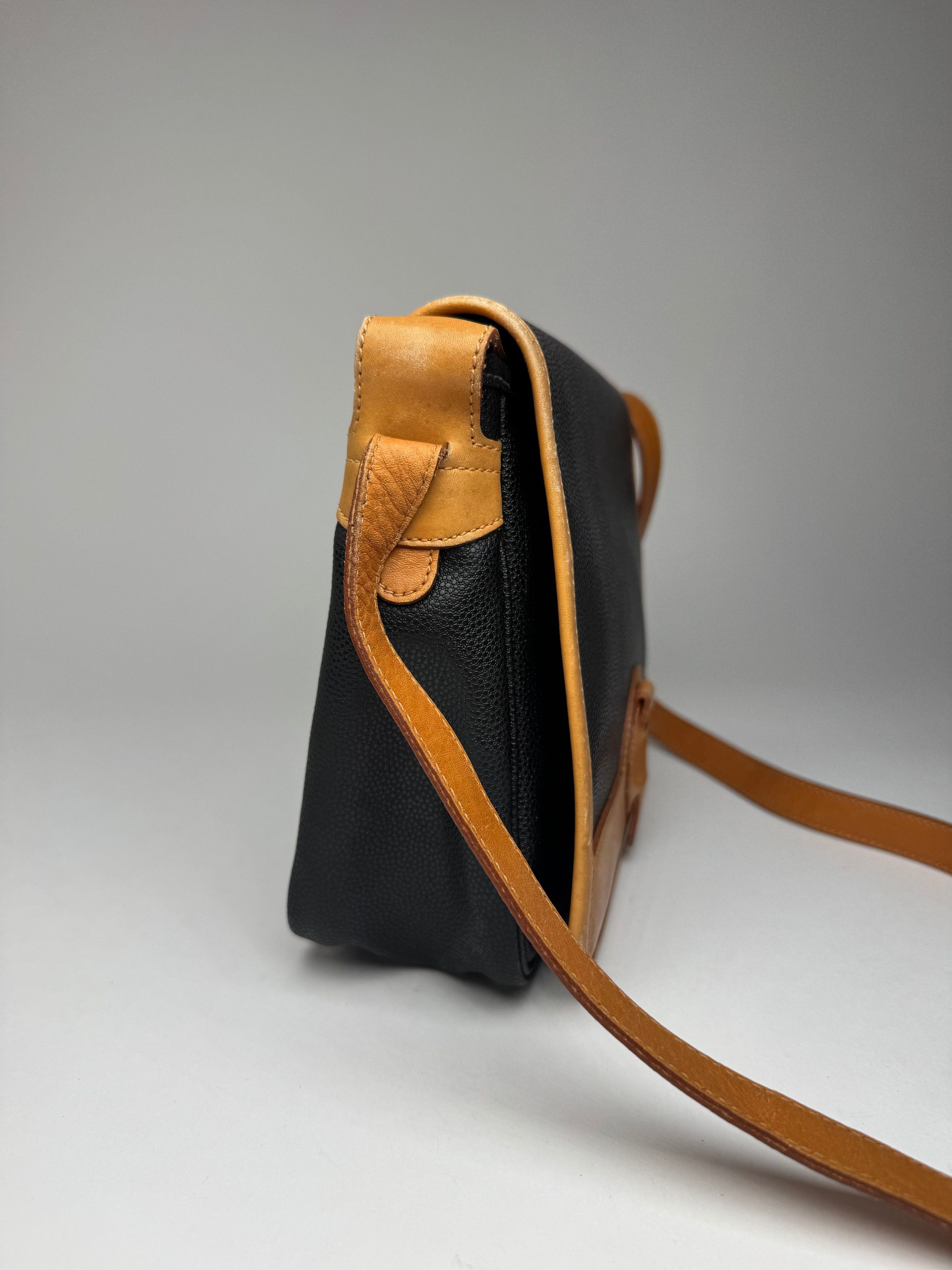 Courreges Vintage Leather Shoulder Crossbody bag Black Brown Size ONE SIZE - 9 Thumbnail