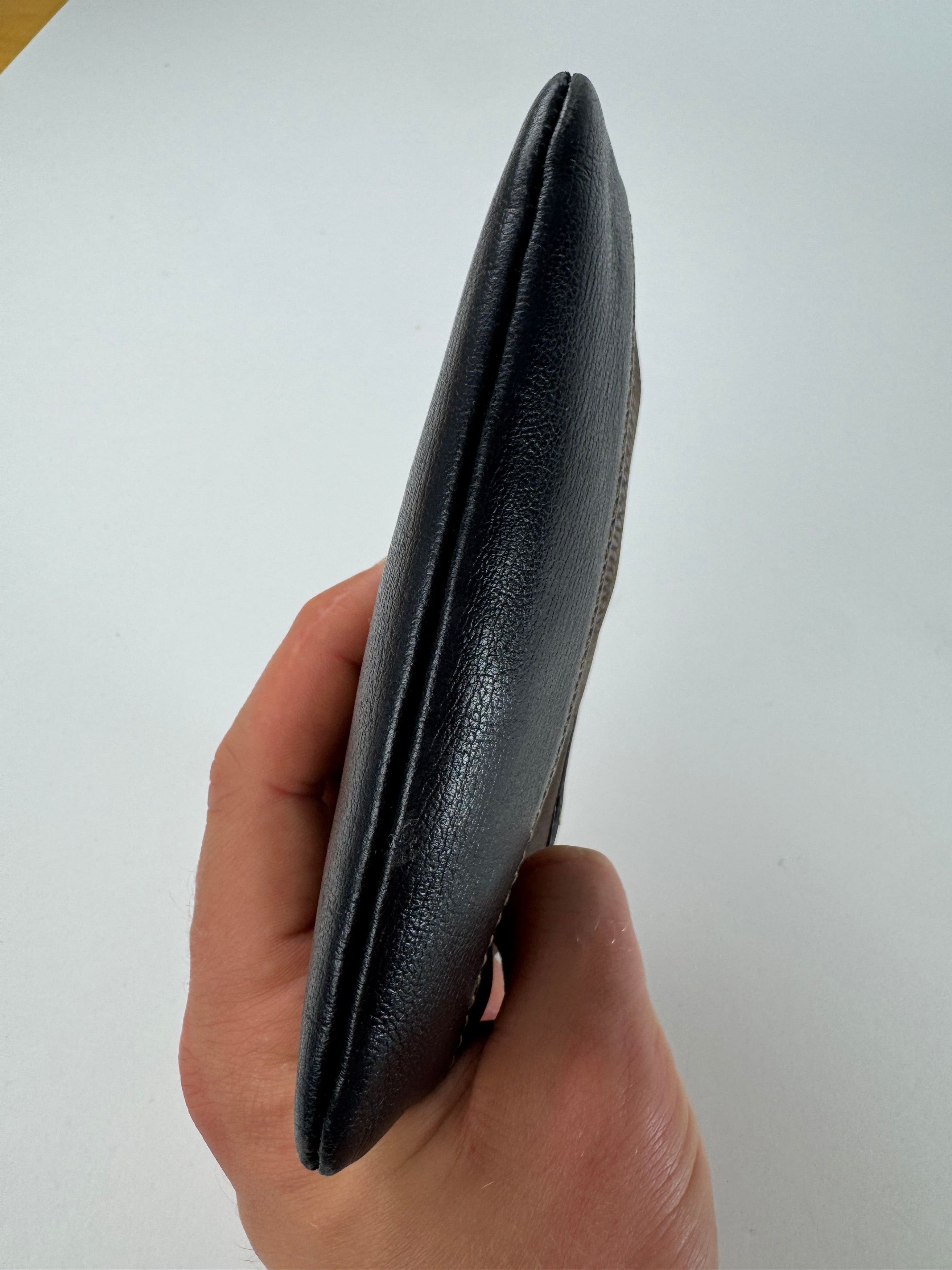 Loewe Vintage Madrid Leather Suede Card Holder Purse black Brown Size ONE SIZE - 9 Thumbnail