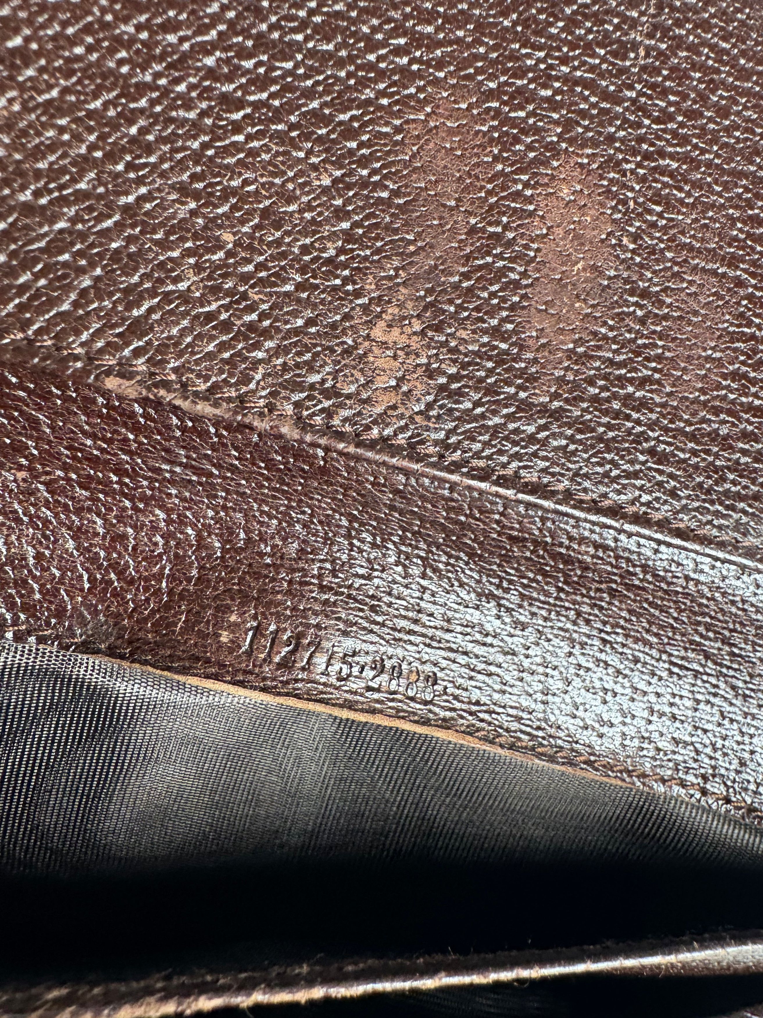 Gucci Vintage Monogram Canvas Leather Wallet Brown Size ONE SIZE - 6 Thumbnail