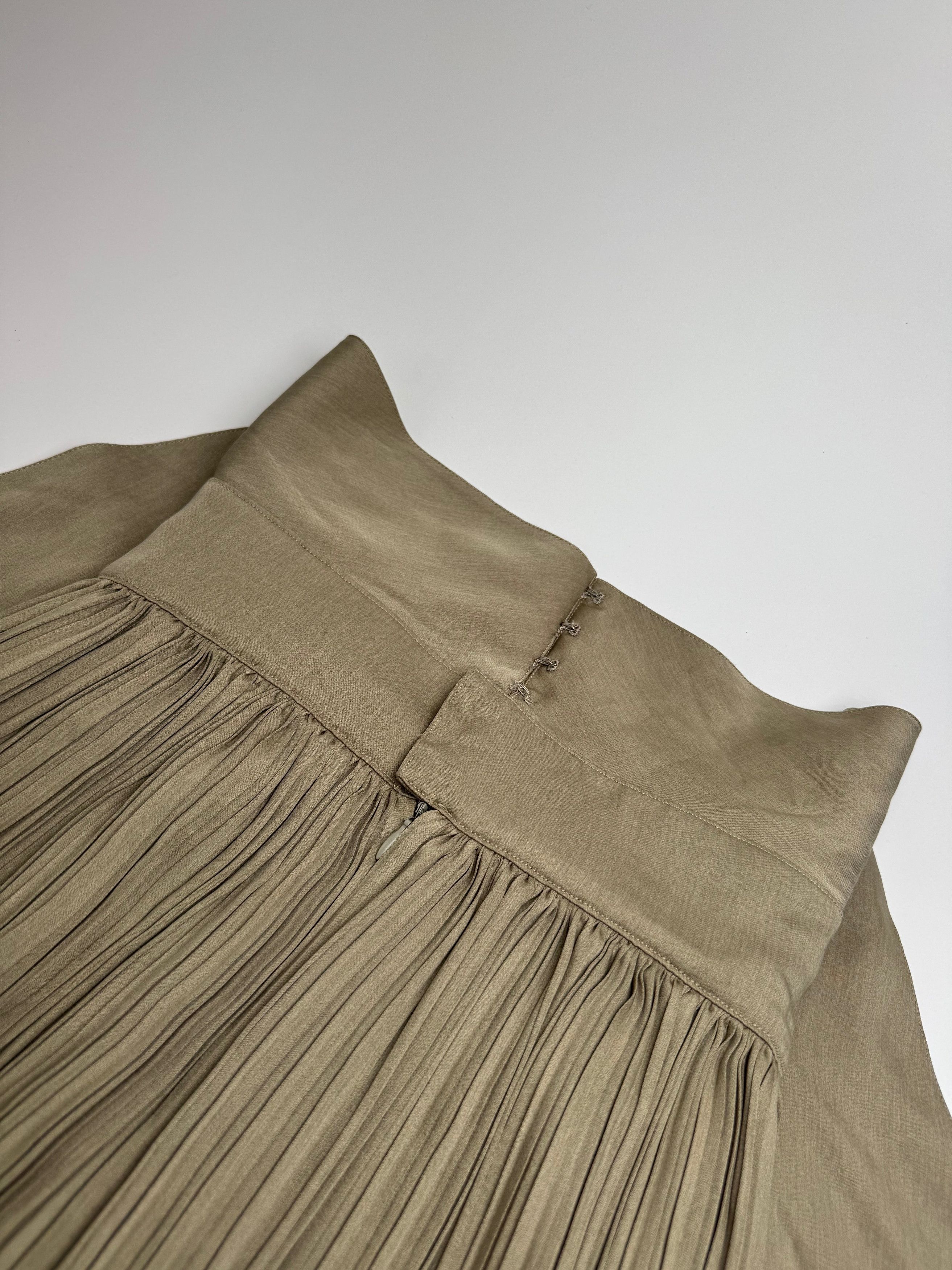 Dior Vintage Plissee Skirt Khaki m Size 30" / US 8 / IT 44 - 10 Thumbnail