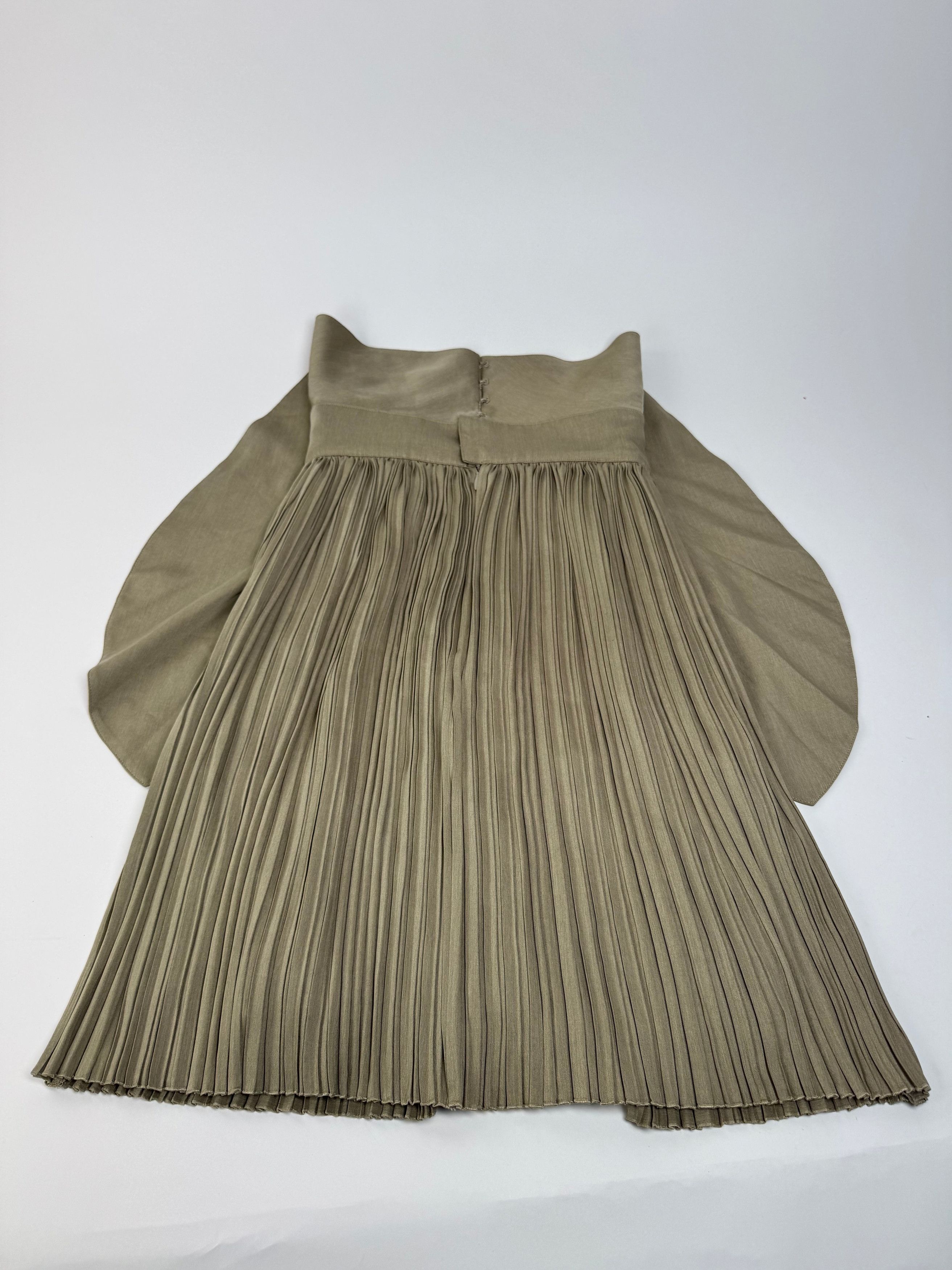 Dior Vintage Plissee Skirt Khaki m Size 30" / US 8 / IT 44 - 8 Thumbnail