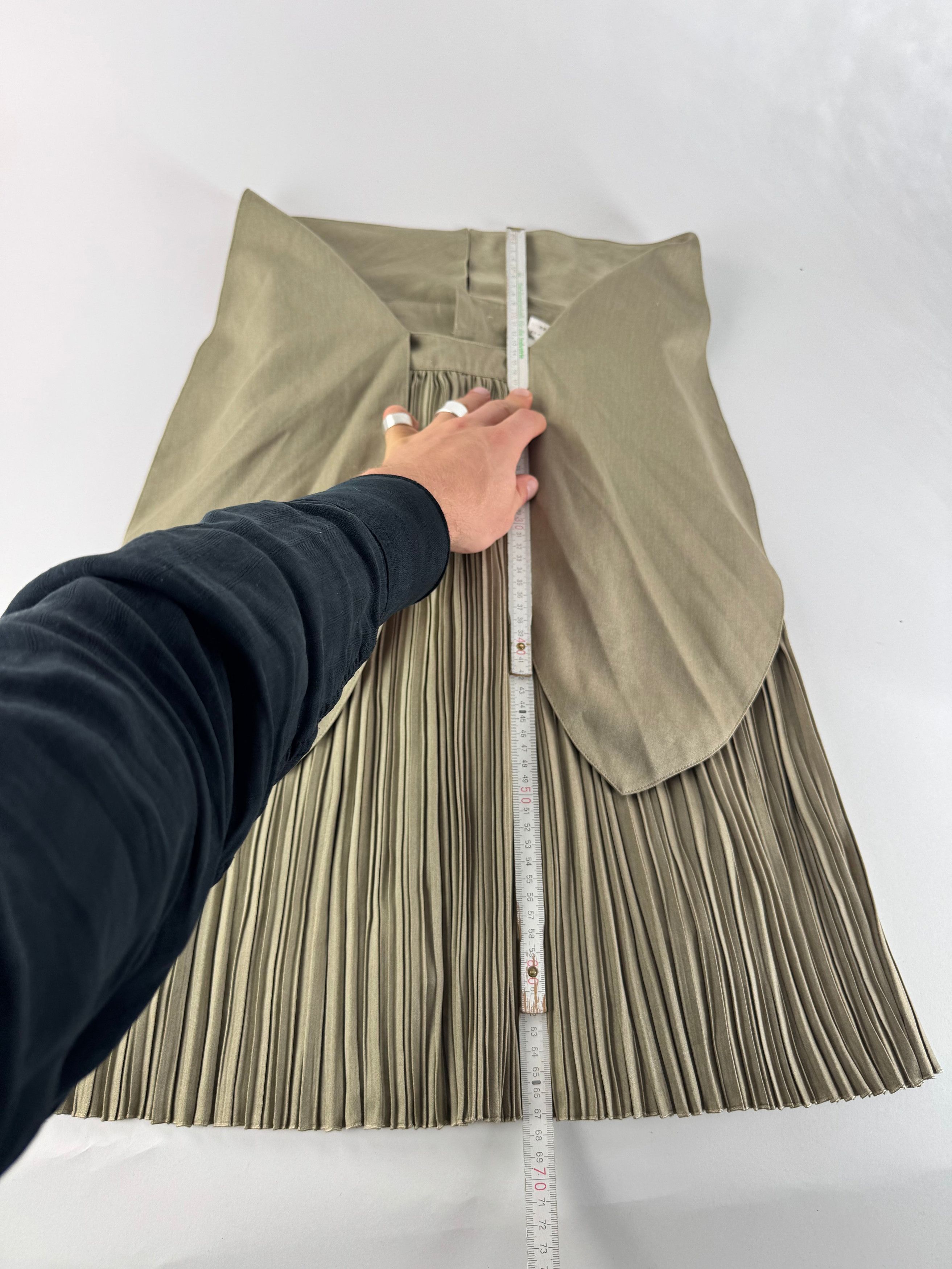 Dior Vintage Plissee Skirt Khaki m Size 30" / US 8 / IT 44 - 7 Thumbnail