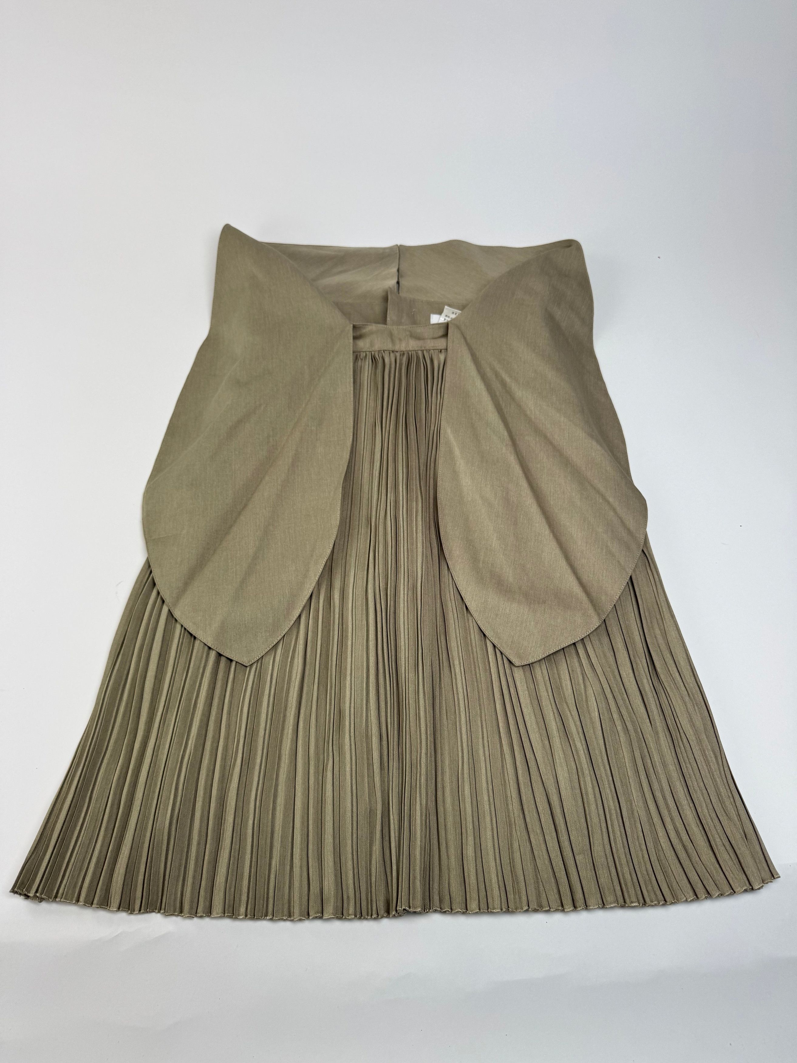 Dior Vintage Plissee Skirt Khaki m Size 30" / US 8 / IT 44 - 4 Thumbnail