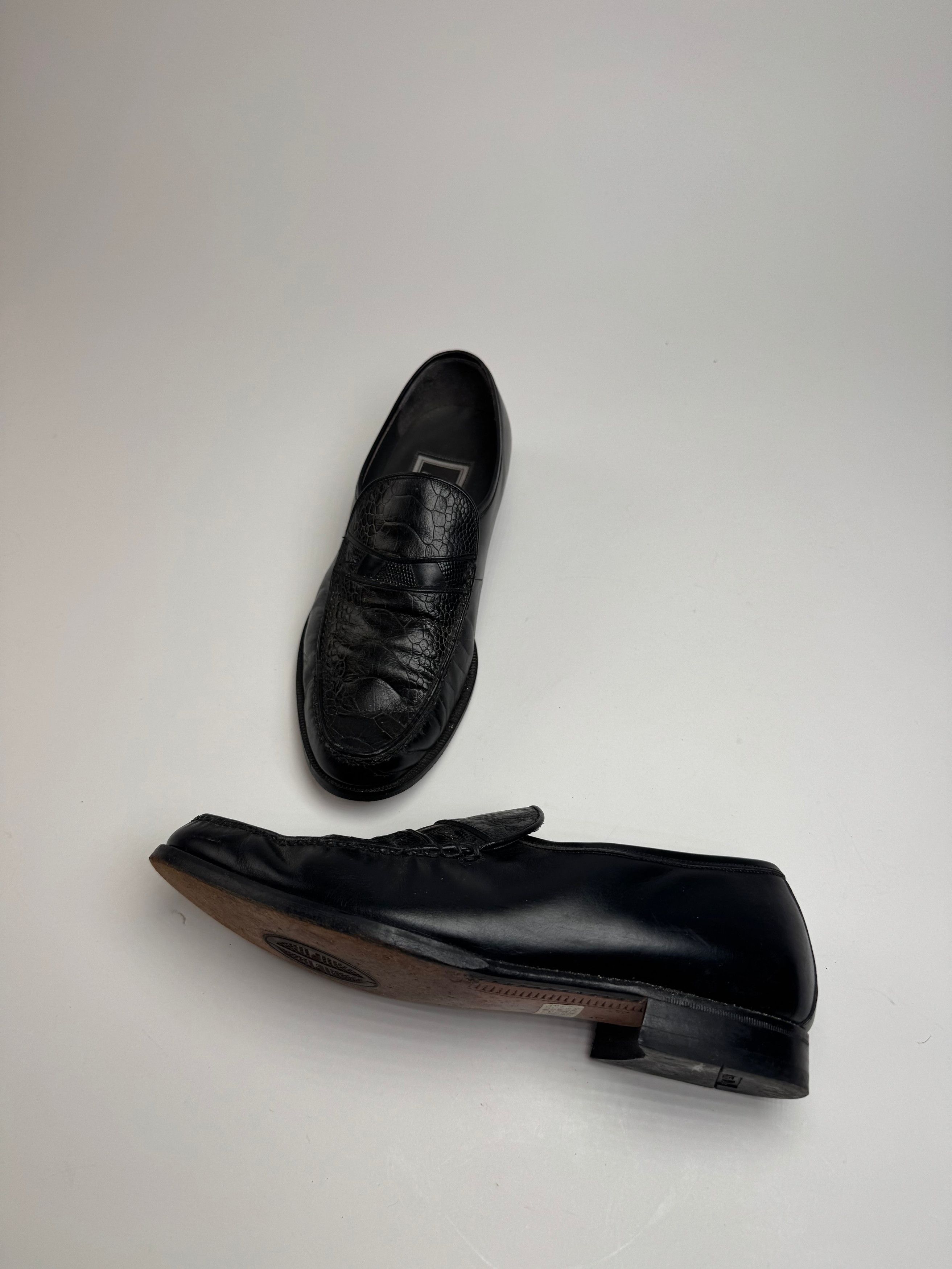 Dior Vintage Leather Loafer Black EU39 Size US 8 / IT 38 - 10 Thumbnail