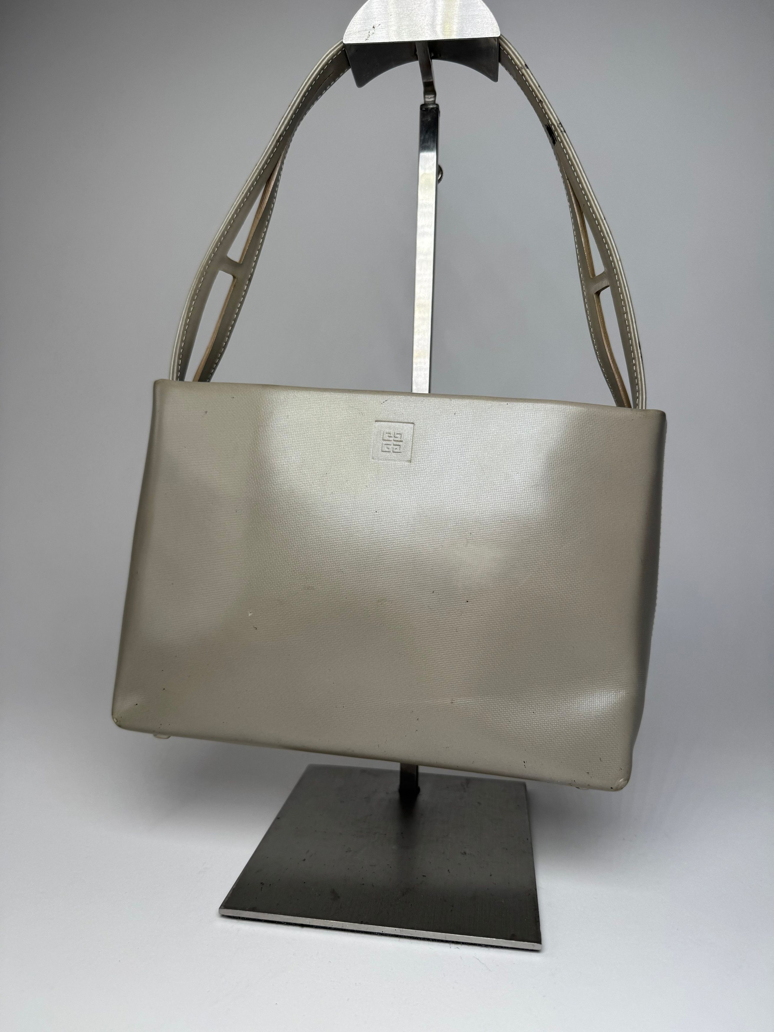 Givenchy Vintage Leather Handbag Grey Size ONE SIZE - 12 Thumbnail