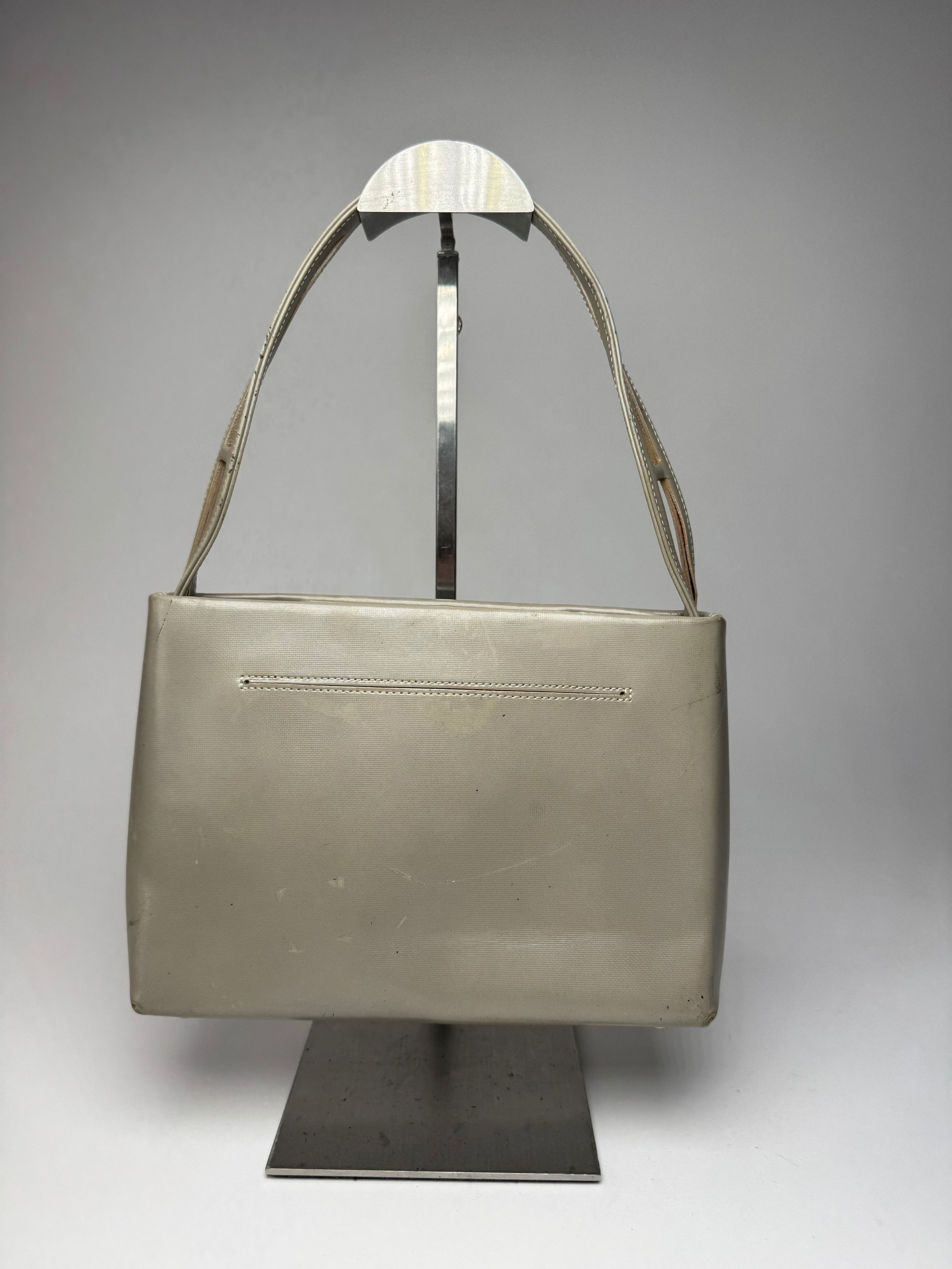 Givenchy Vintage Leather Handbag Grey Size ONE SIZE - 2 Thumbnail