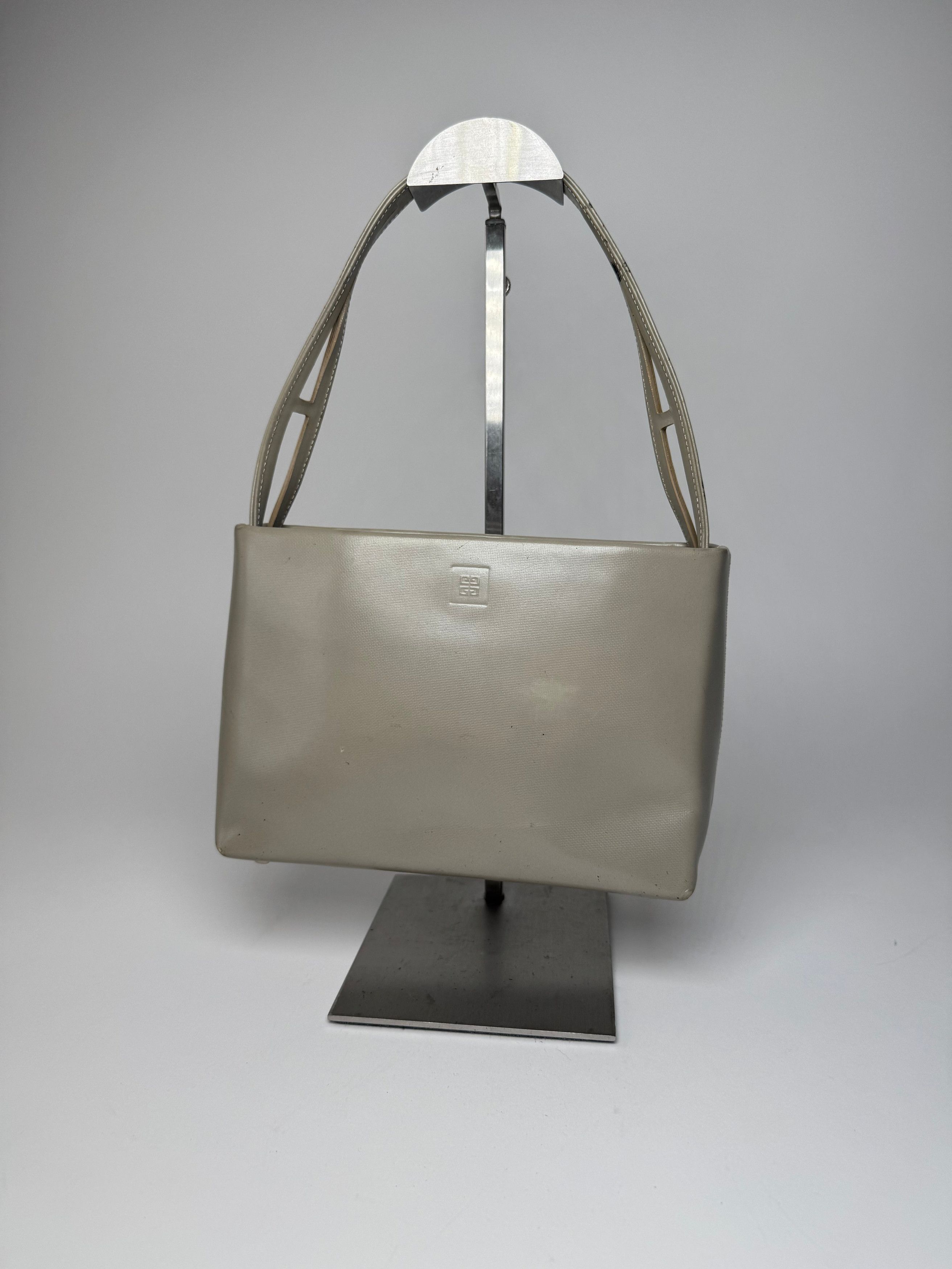 Givenchy Vintage Leather Handbag Grey Size ONE SIZE - 6 Thumbnail