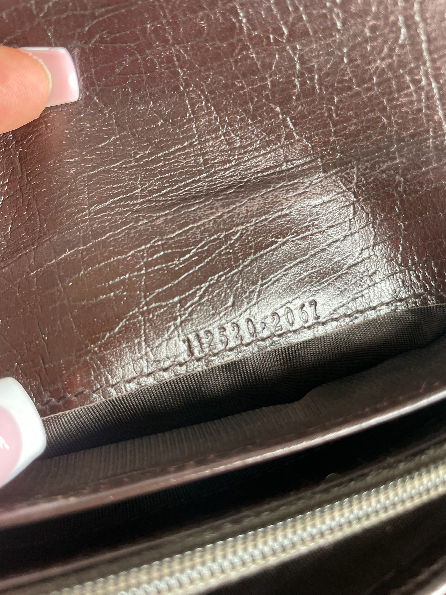 Gucci Vintage Monogram Leather Long Wallet Beige Brown Size ONE SIZE - 7 Thumbnail