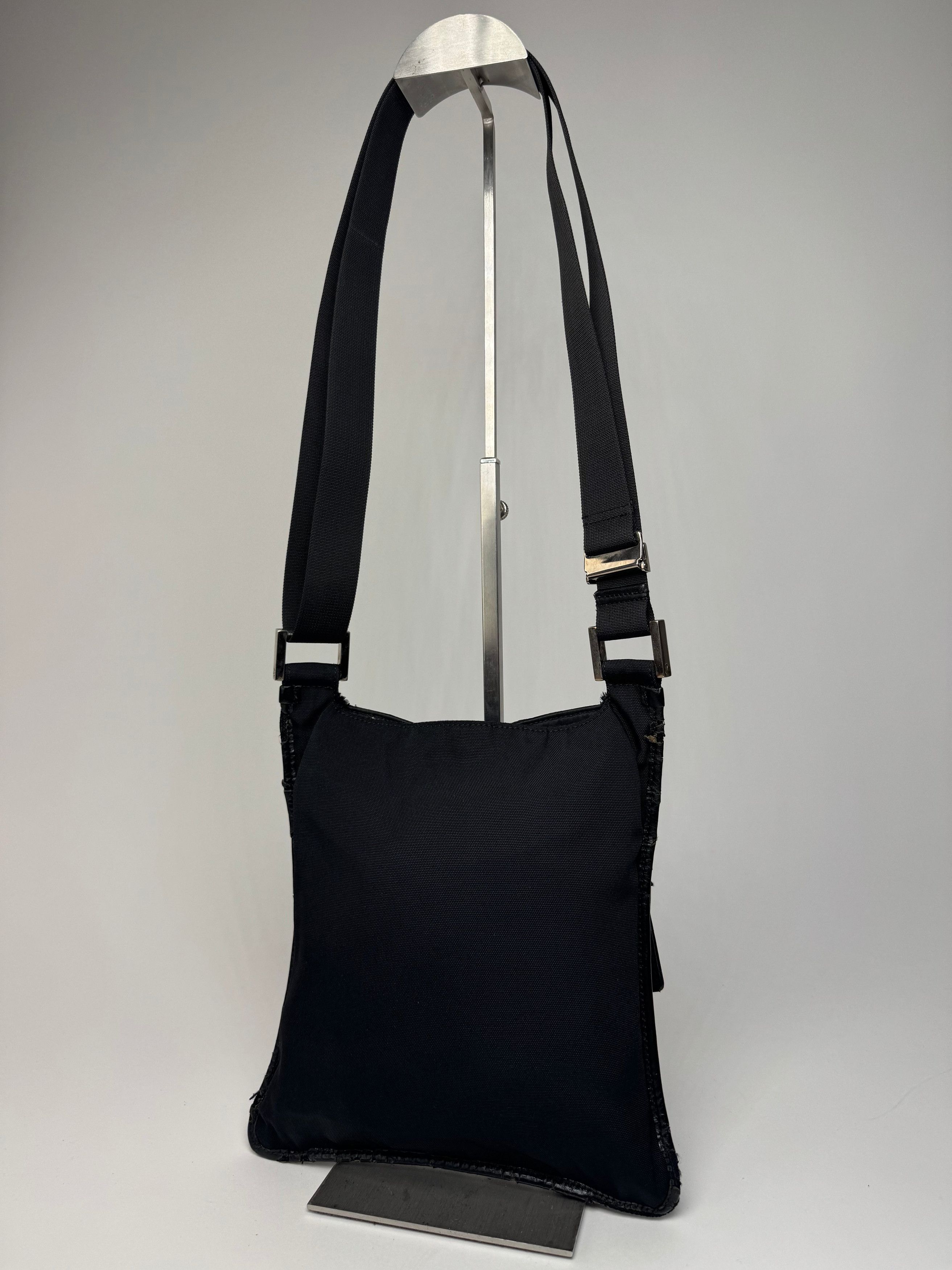 Gucci Vintage Multiway Leather Polyester Bag Black Size ONE SIZE - 2 Thumbnail