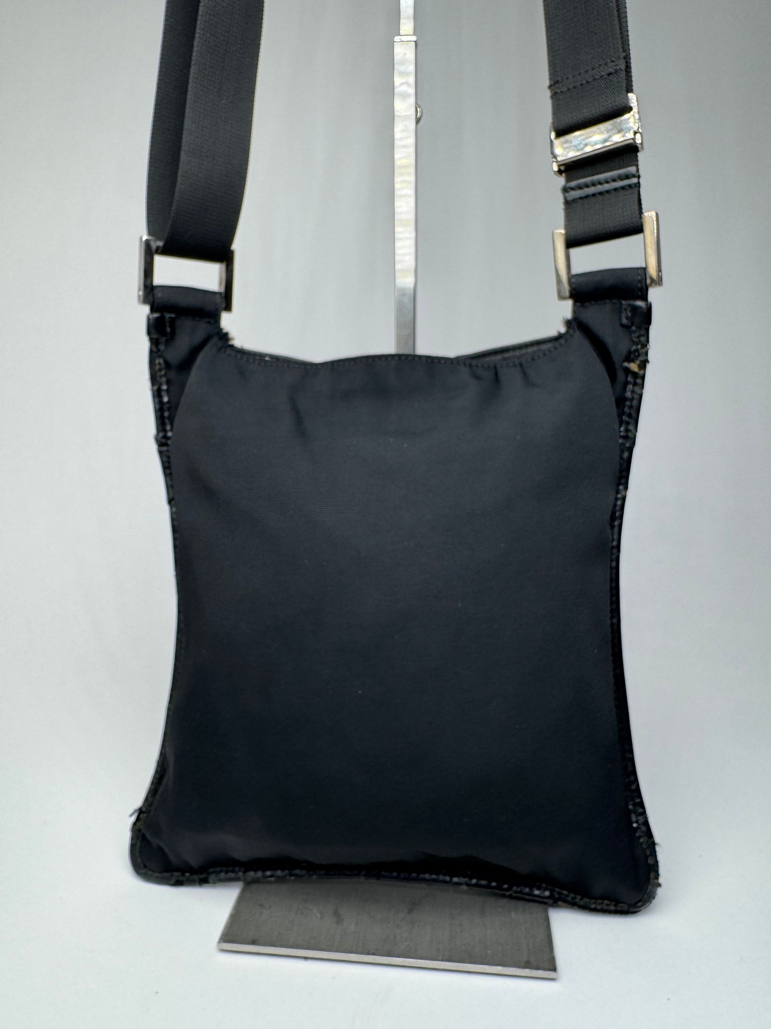 Gucci Vintage Multiway Leather Polyester Bag Black Size ONE SIZE - 15 Thumbnail
