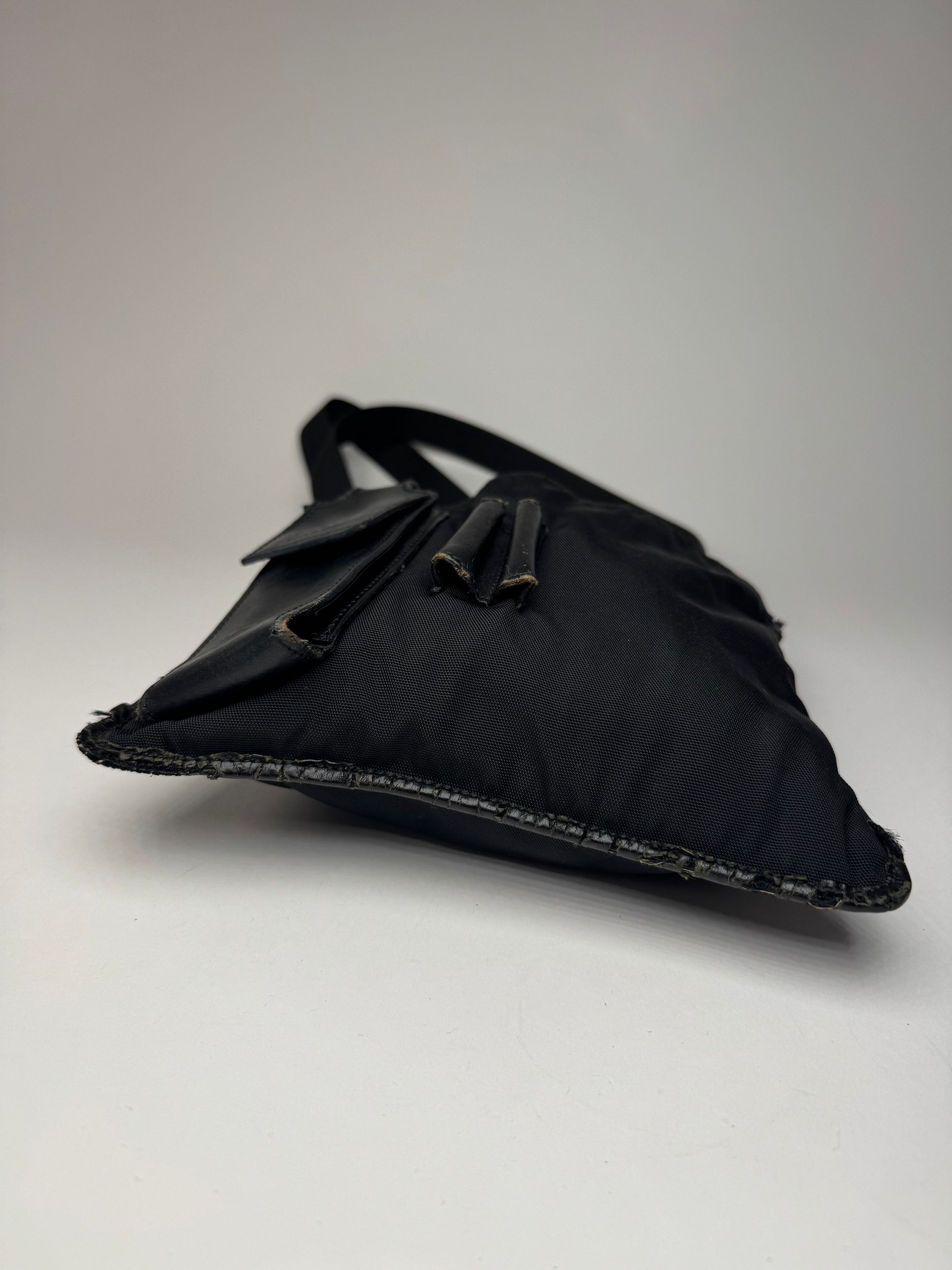 Gucci Vintage Multiway Leather Polyester Bag Black Size ONE SIZE - 13 Thumbnail