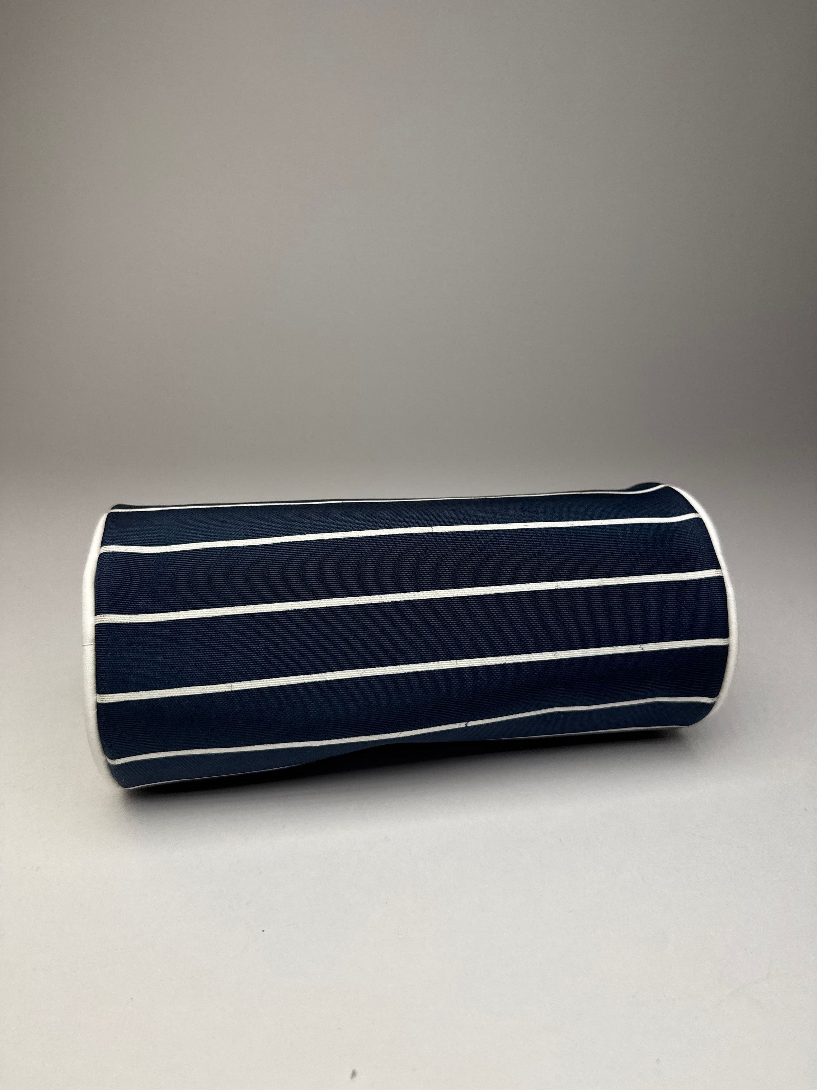 Courreges Vintage Courres Mini Bag Navy White Striped Size ONE SIZE - 8 Thumbnail