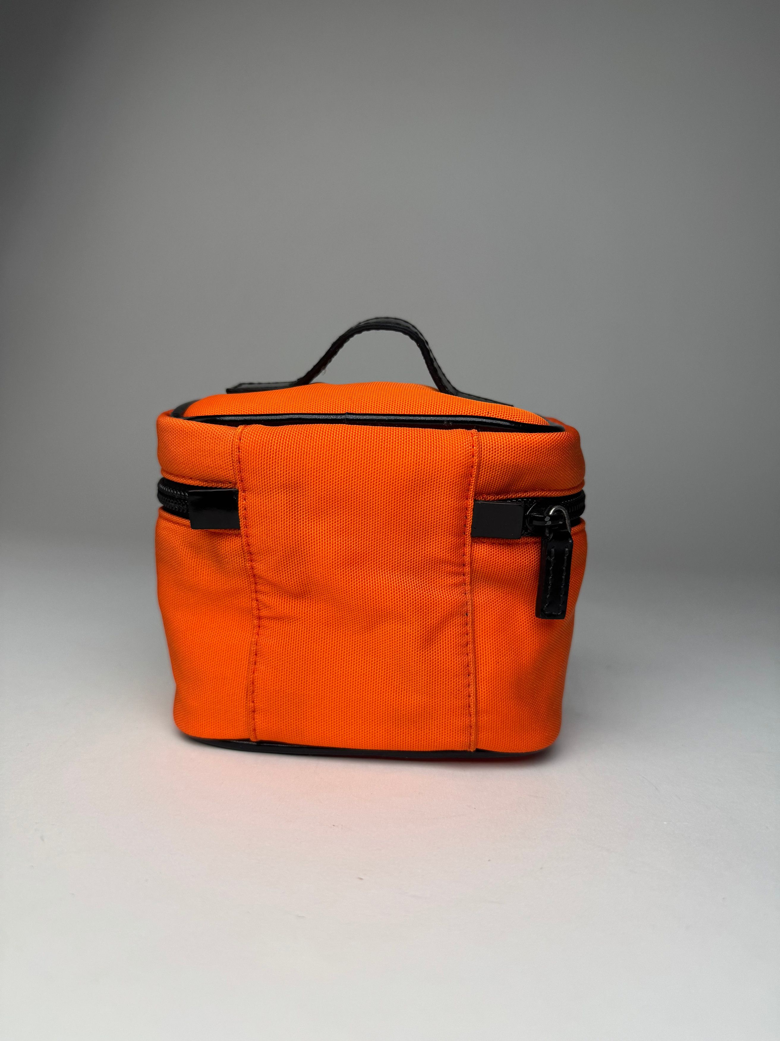 Gucci Vintage Patent Leather Polyester Mini Bag Orange Black Size ONE SIZE - 2 Thumbnail