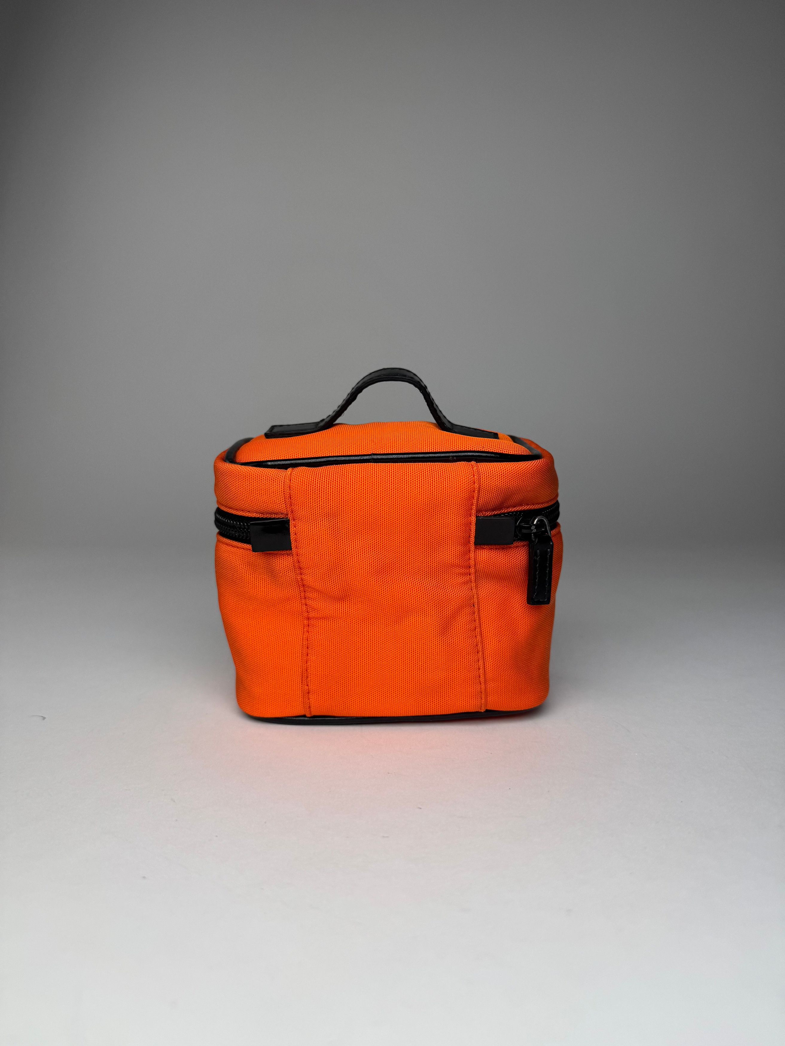 Gucci Vintage Patent Leather Polyester Mini Bag Orange Black Size ONE SIZE - 14 Thumbnail