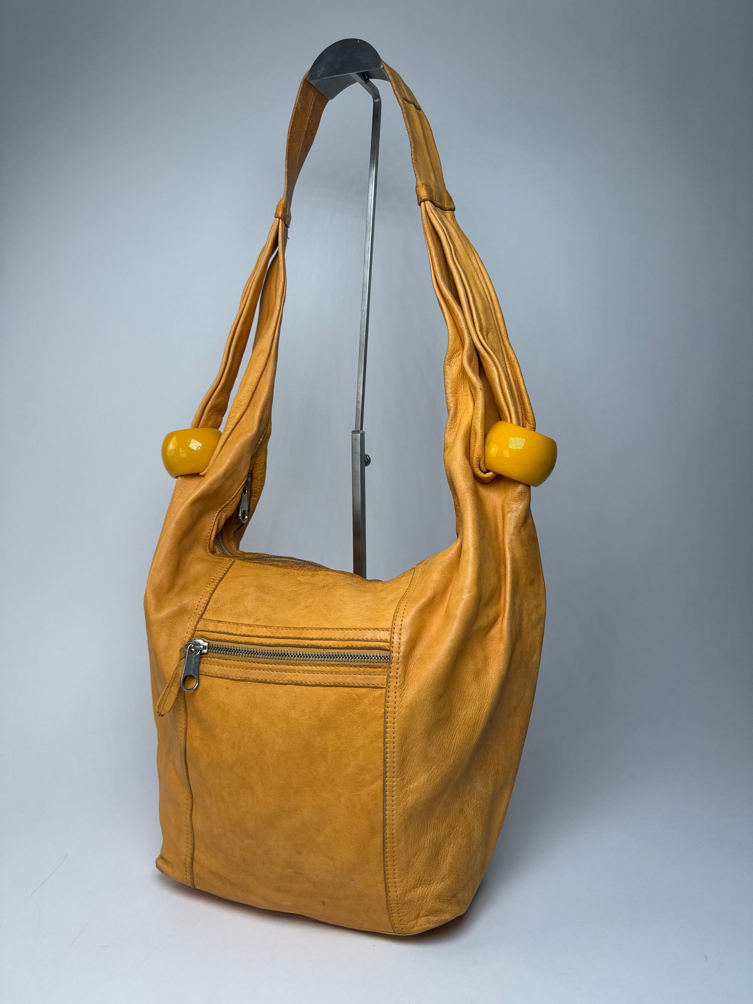 Chloe Vintage Leather Handbag Yellow Size ONE SIZE - 7 Thumbnail