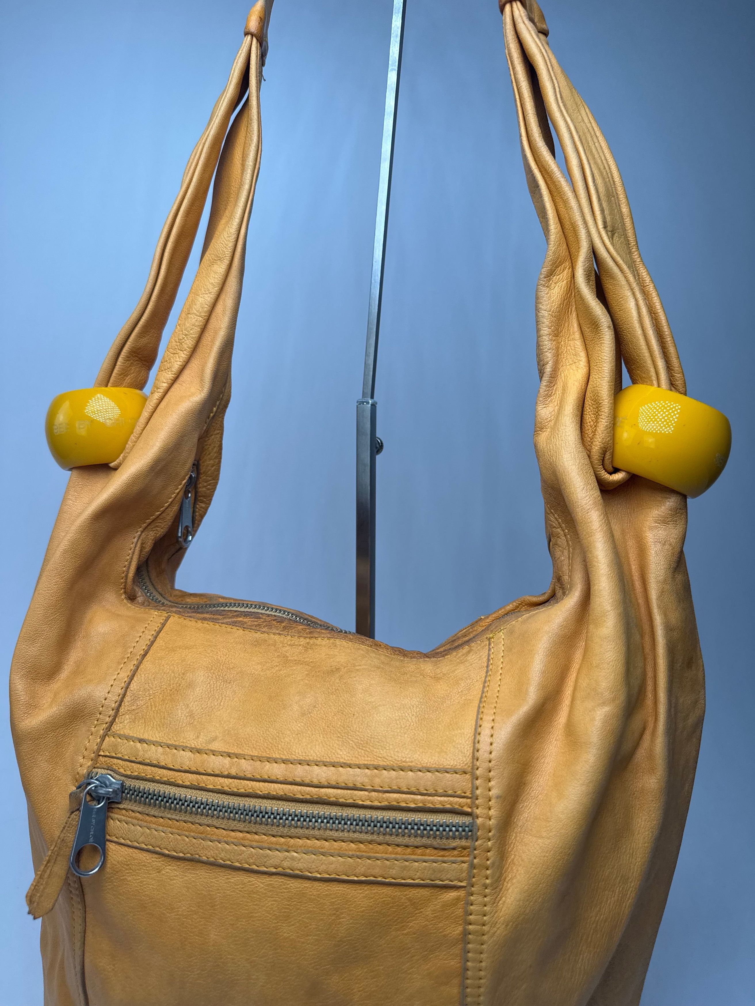 Chloe Vintage Leather Handbag Yellow Size ONE SIZE - 5 Thumbnail