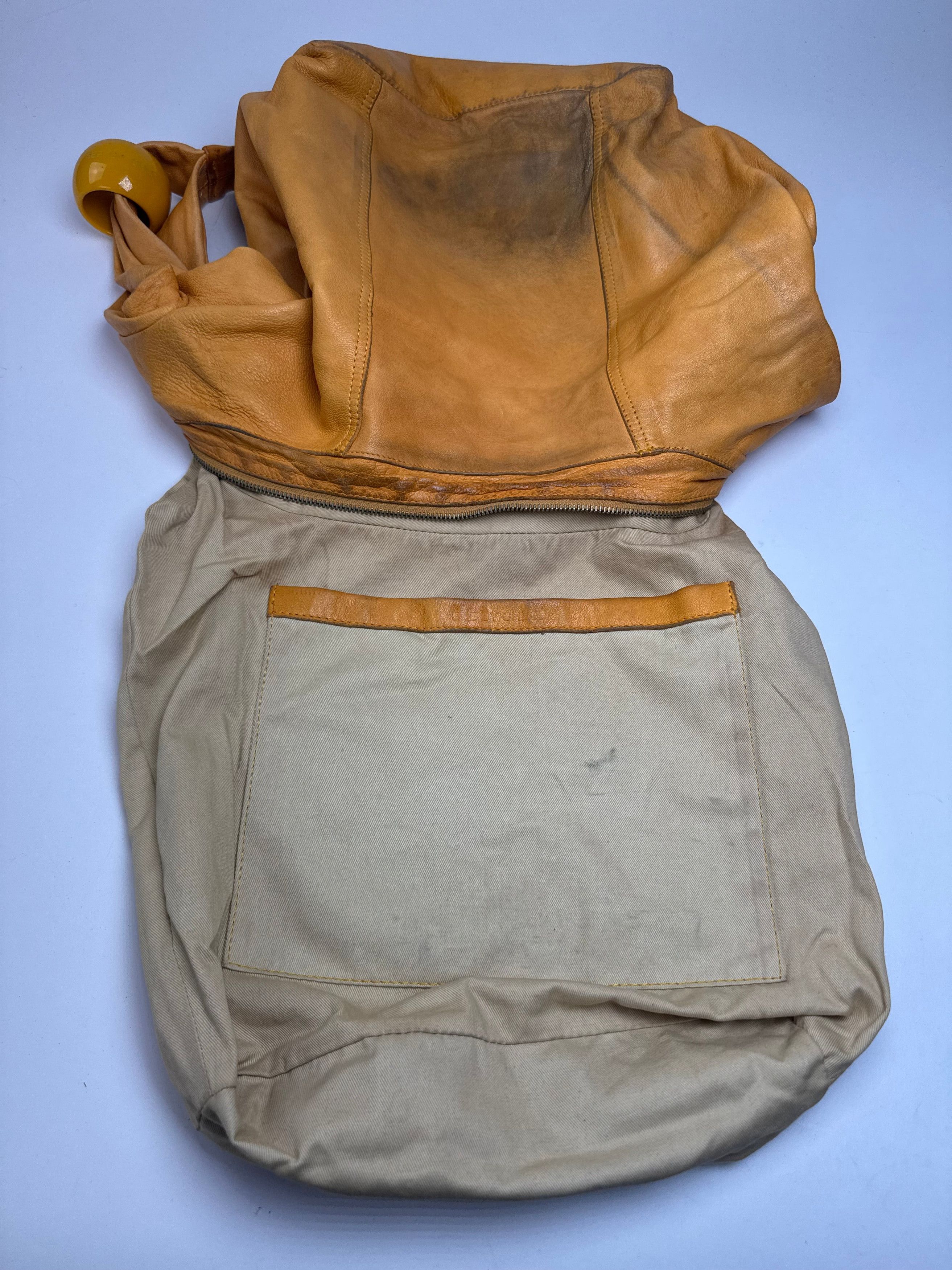 Chloe Vintage Leather Handbag Yellow Size ONE SIZE - 3 Thumbnail