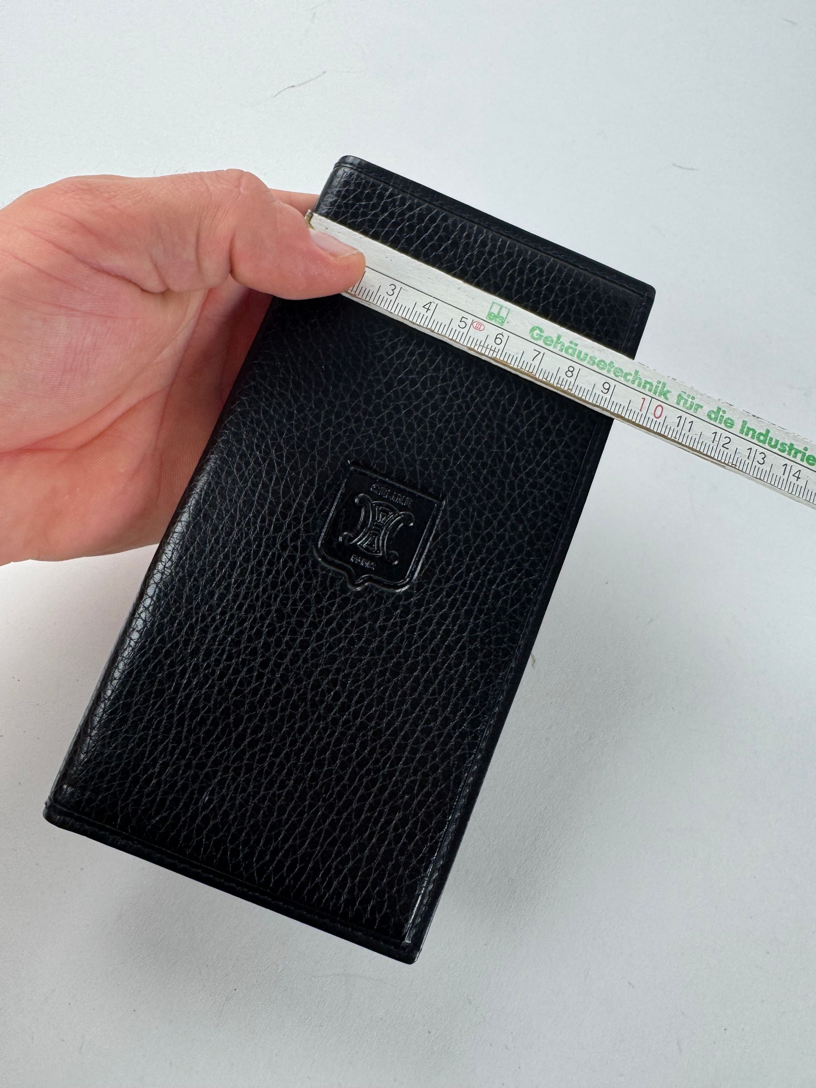 Celine Vintage Paris Snake Emblossed Leather Card Holder ID Holder Size ONE SIZE - 8 Thumbnail