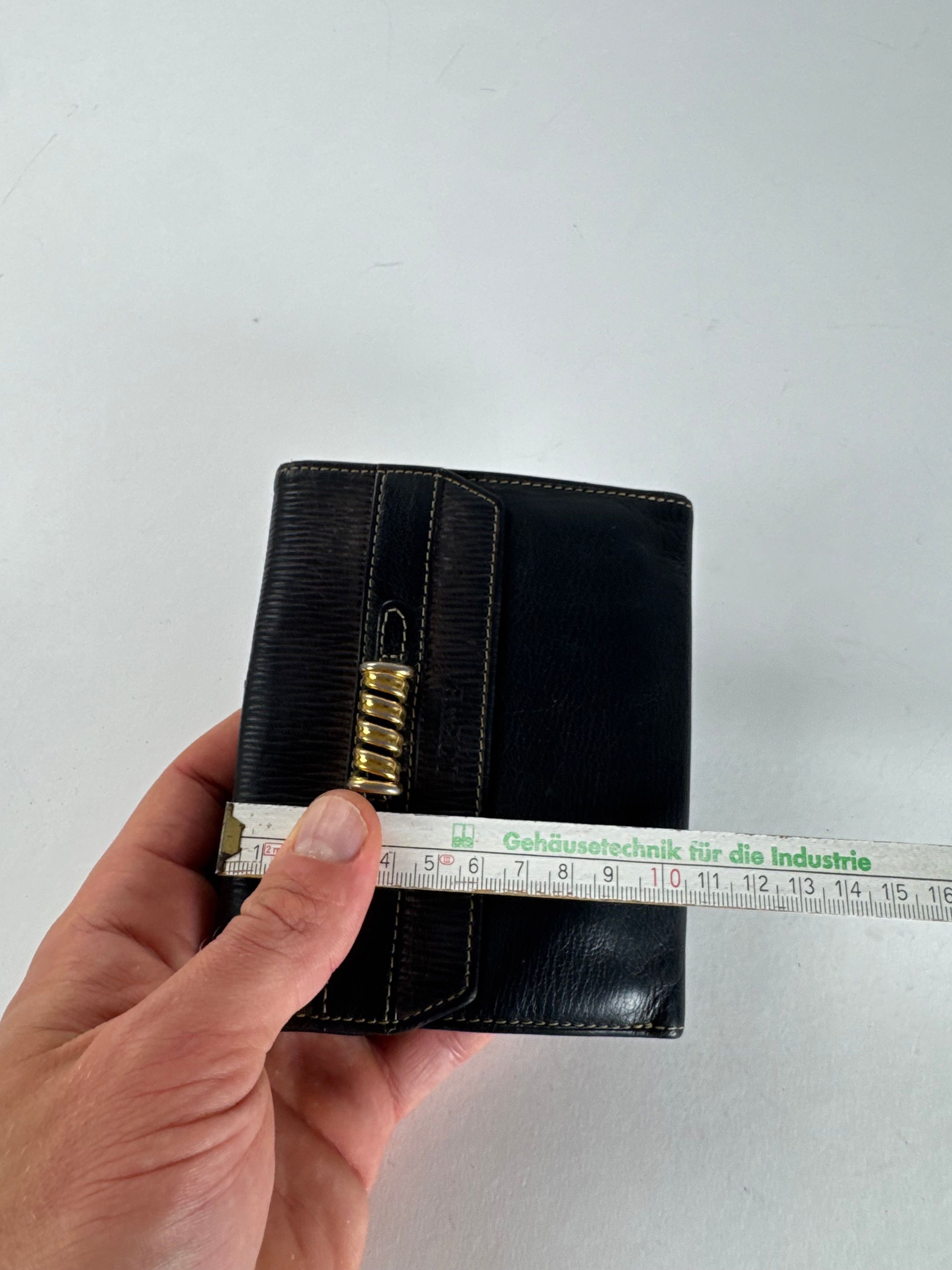 Loewe Vintage Madrid Leather Wallet Black Brown Size ONE SIZE - 9 Thumbnail