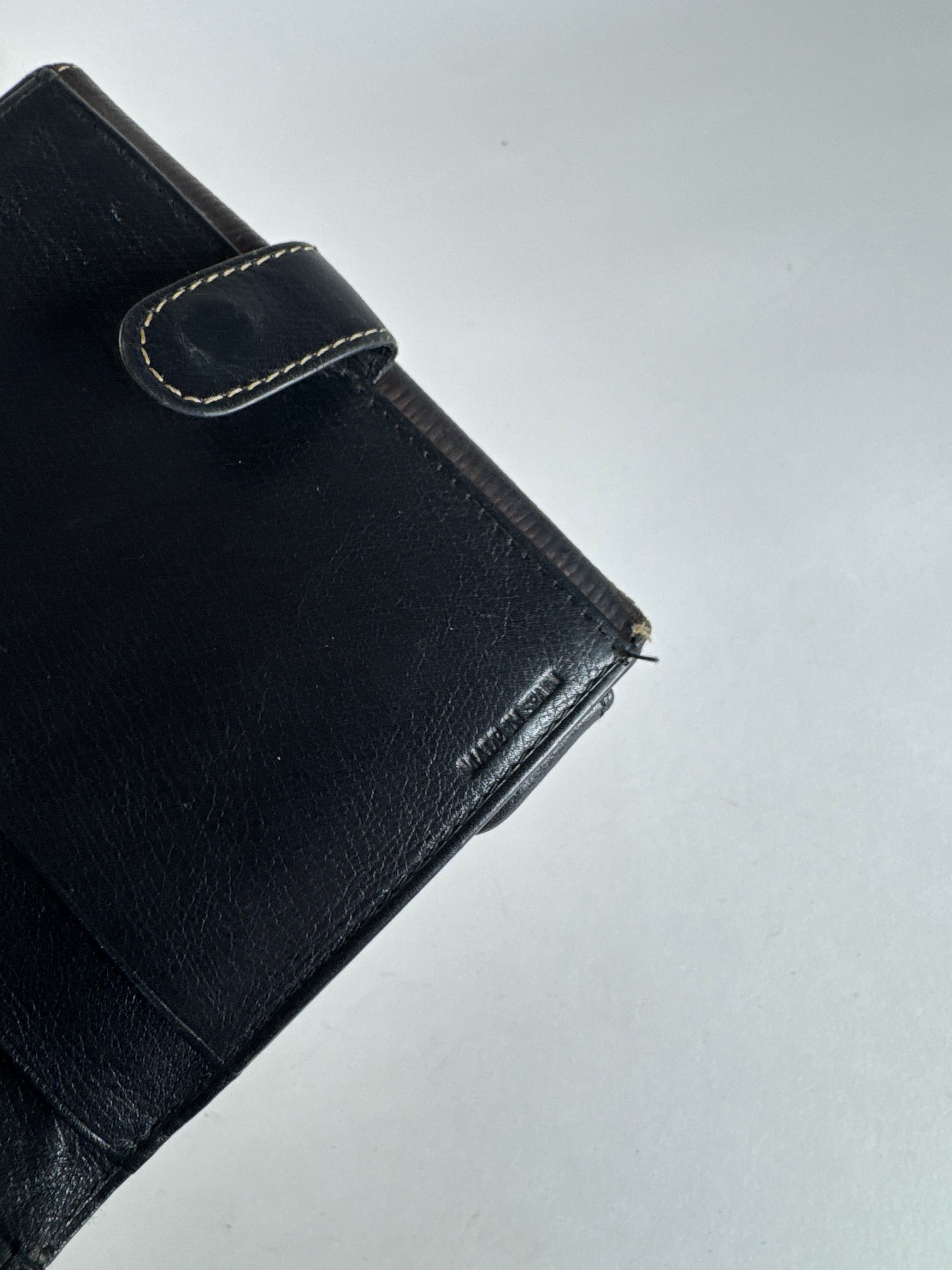 Loewe Vintage Madrid Leather Wallet Black Brown Size ONE SIZE - 6 Thumbnail