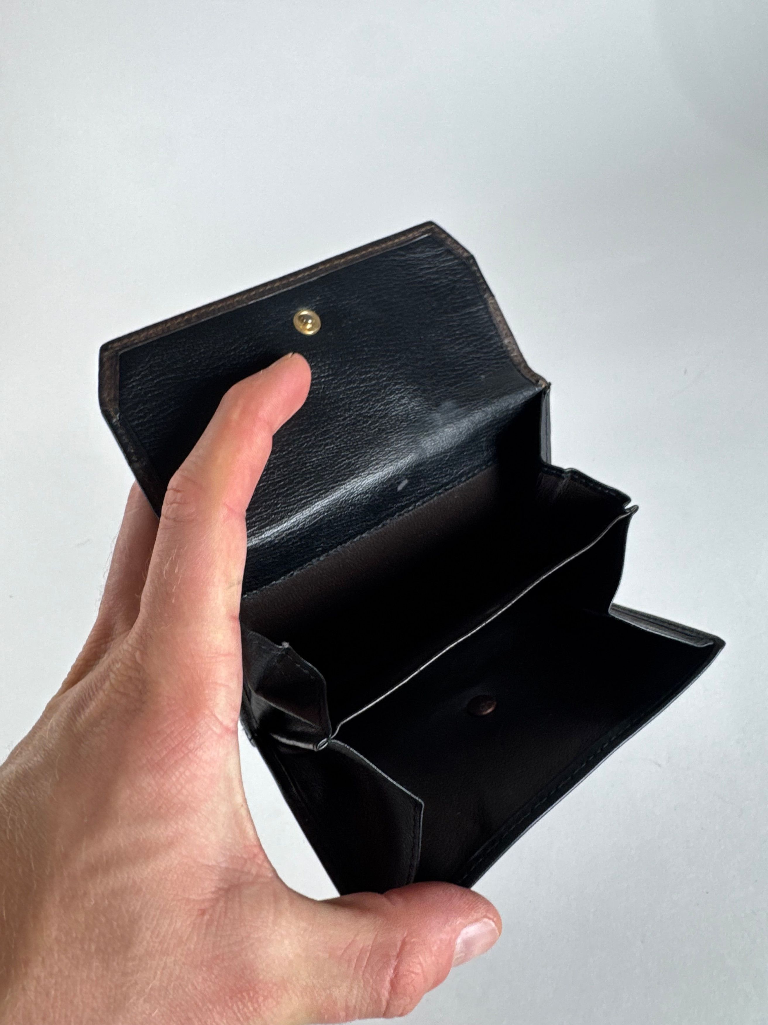 Loewe Vintage Madrid Leather Wallet Black Brown Size ONE SIZE - 7 Thumbnail