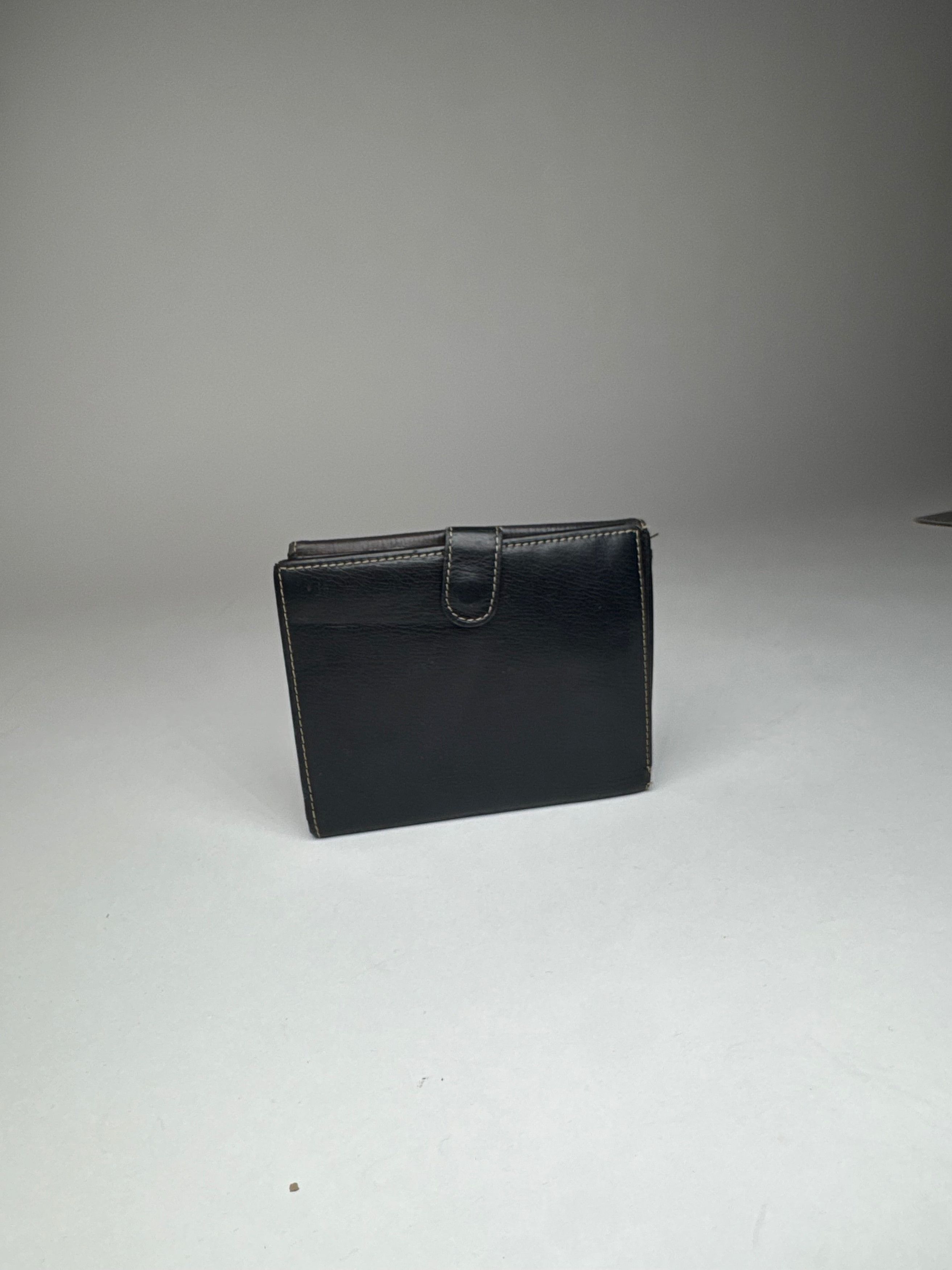 Loewe Vintage Madrid Leather Wallet Black Brown Size ONE SIZE - 11 Thumbnail