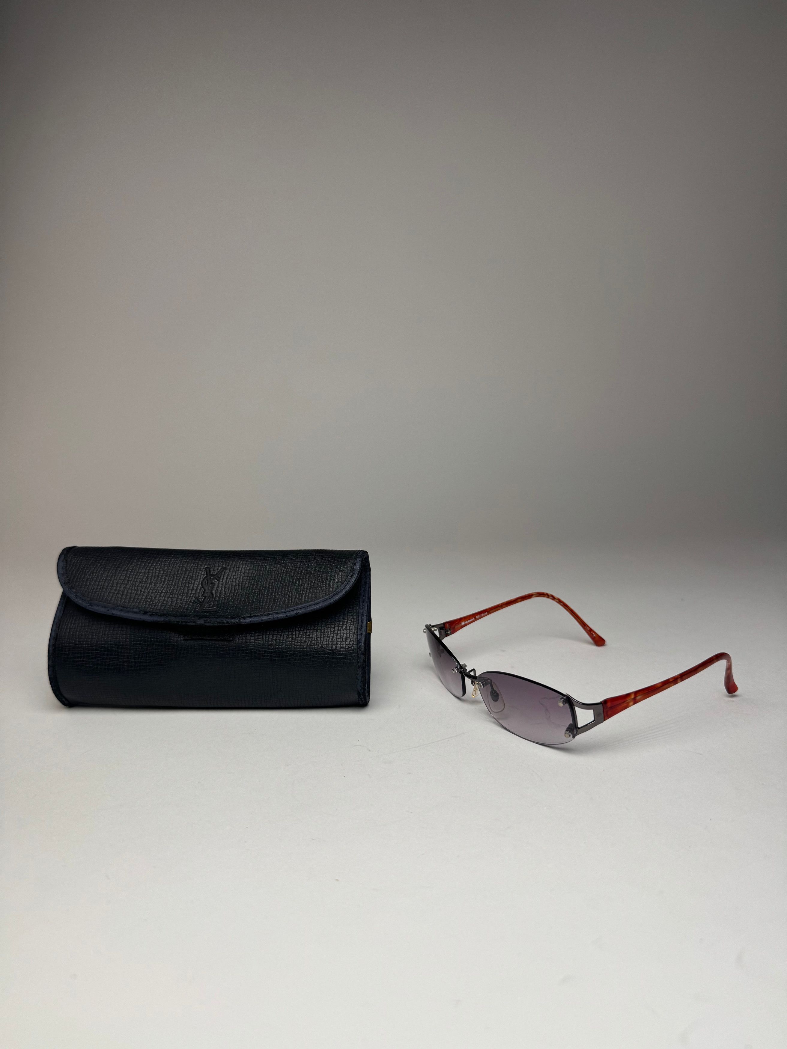 Issey Miyake Vintage Sunglasses Grey Orange Size ONE SIZE - 3 Thumbnail