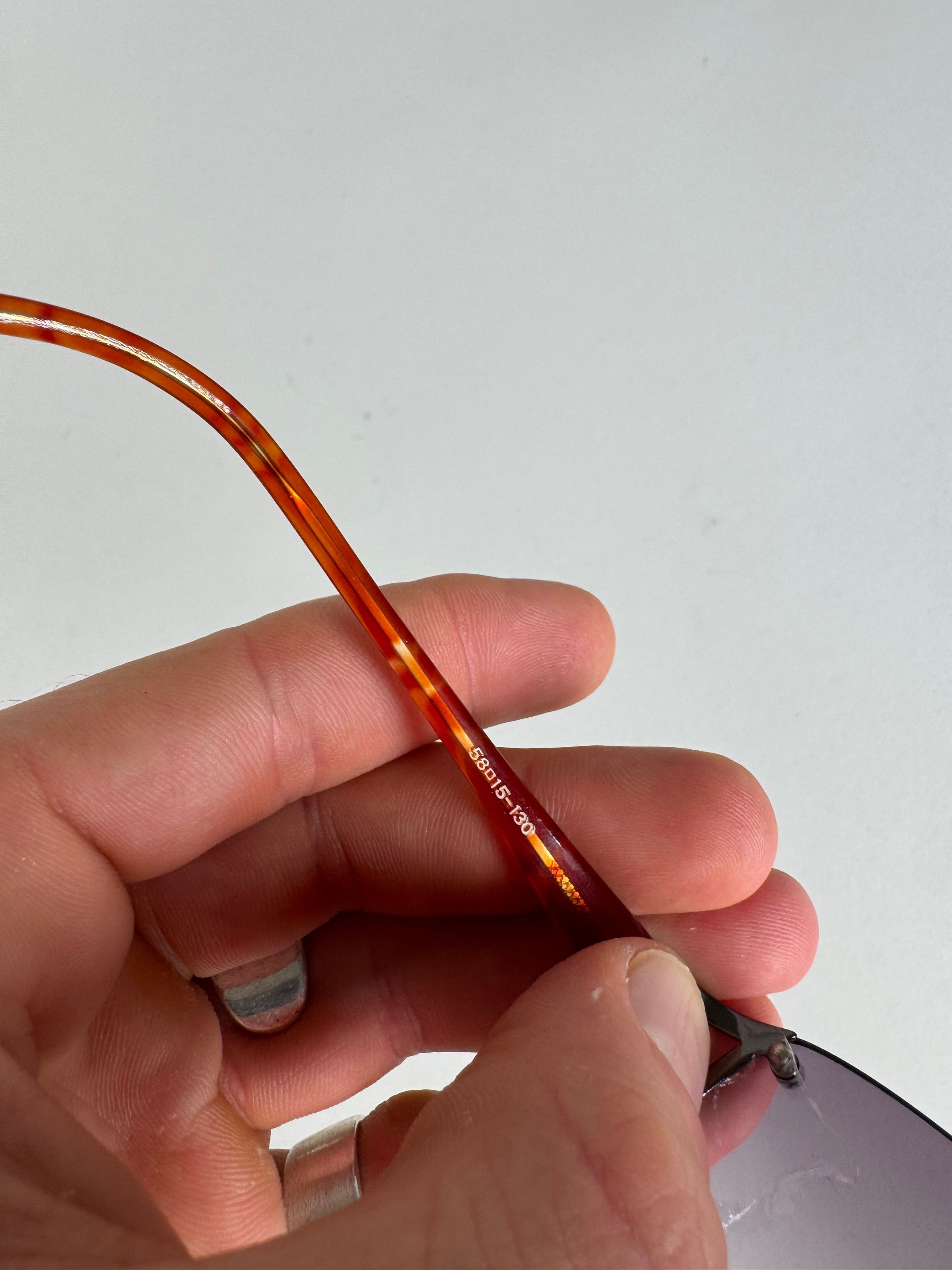Issey Miyake Vintage Sunglasses Grey Orange Size ONE SIZE - 5 Thumbnail