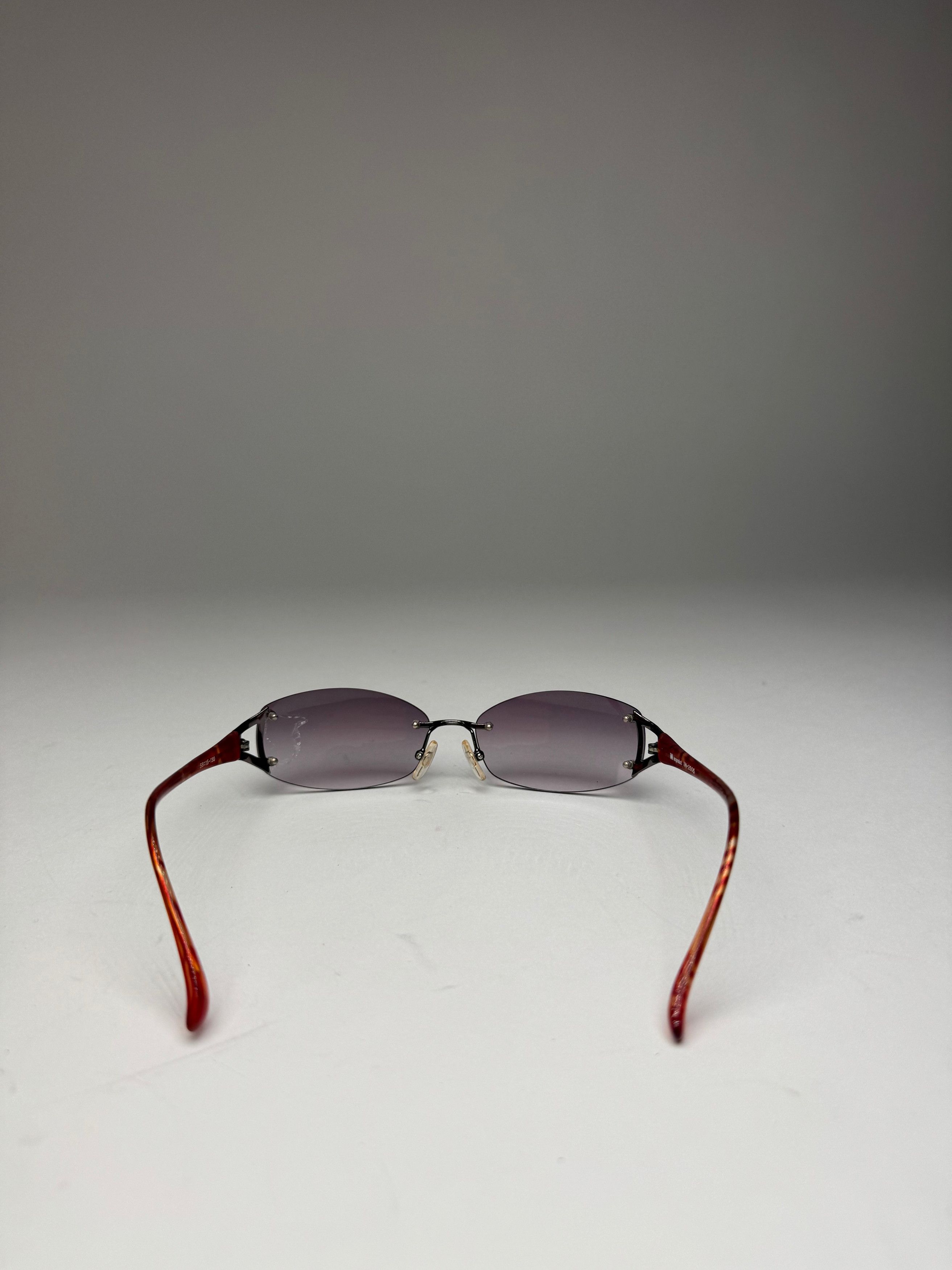 Issey Miyake Vintage Sunglasses Grey Orange Size ONE SIZE - 6 Thumbnail