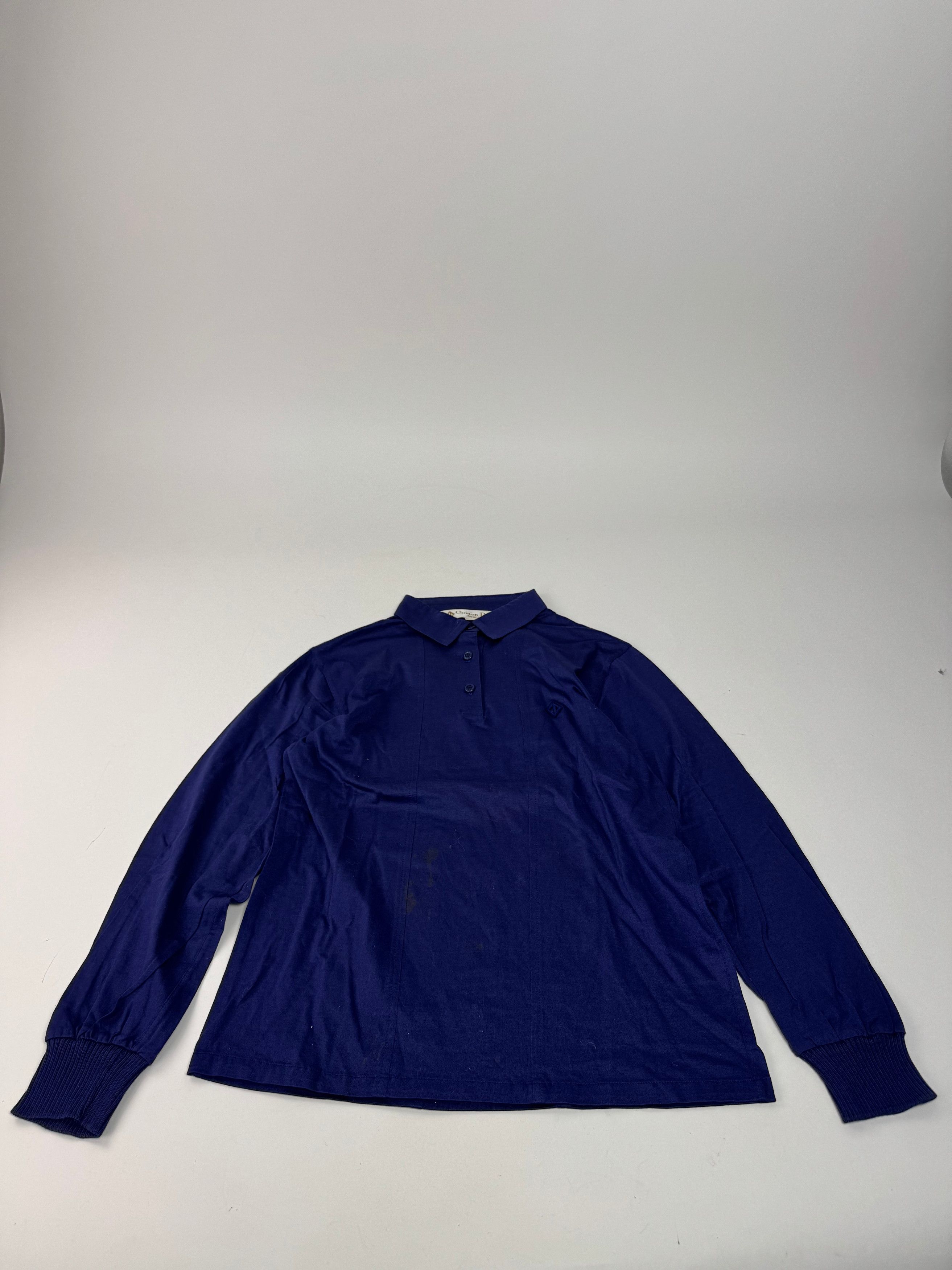 Dior Vintage Sweater Purple Blue S Size S / US 4 / IT 40 - 4 Thumbnail