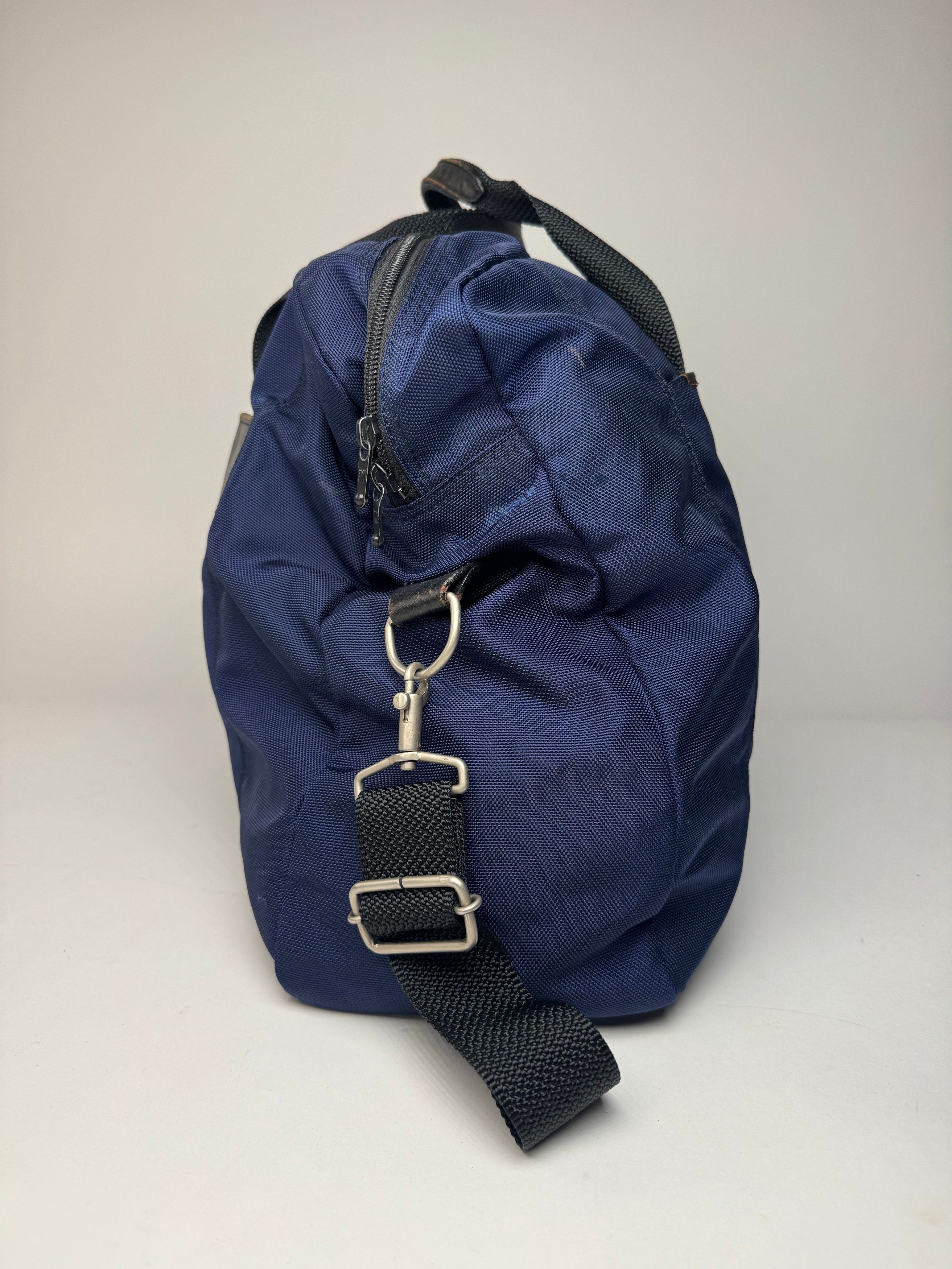 Issey Miyake Vintage 2Way Duffel Bag Blue Black Size ONE SIZE - 2 Thumbnail