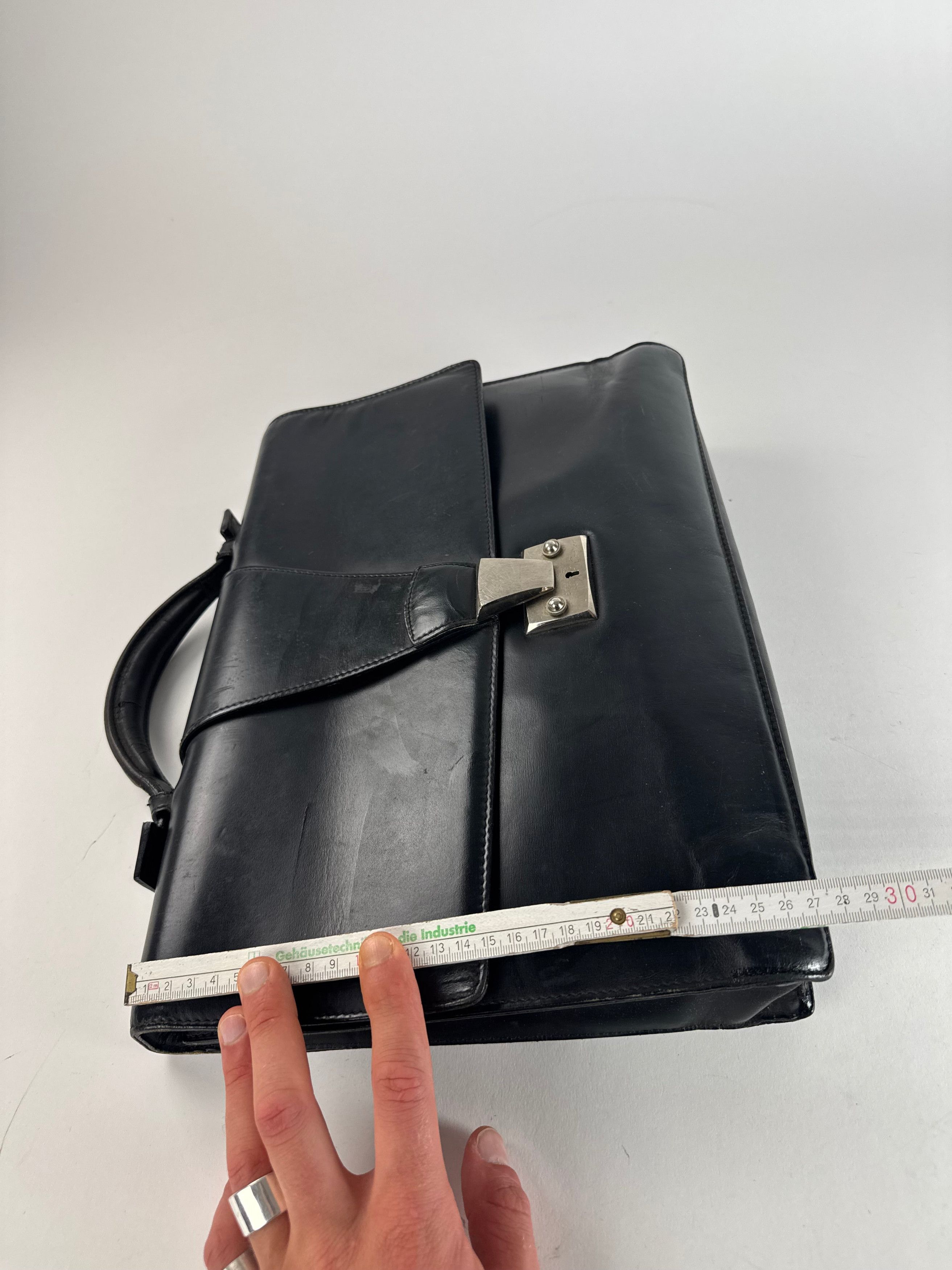 Cartier Vintage leather Briefcase Black Size ONE SIZE - 13 Thumbnail