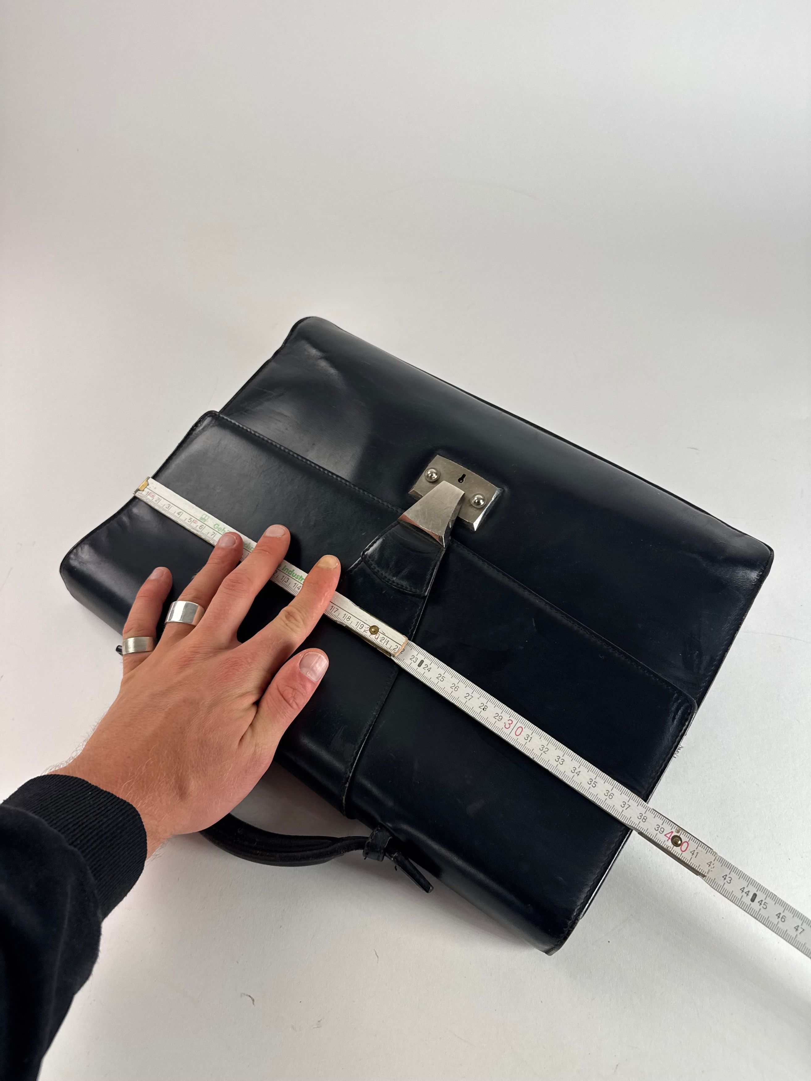 Cartier Vintage leather Briefcase Black Size ONE SIZE - 12 Thumbnail